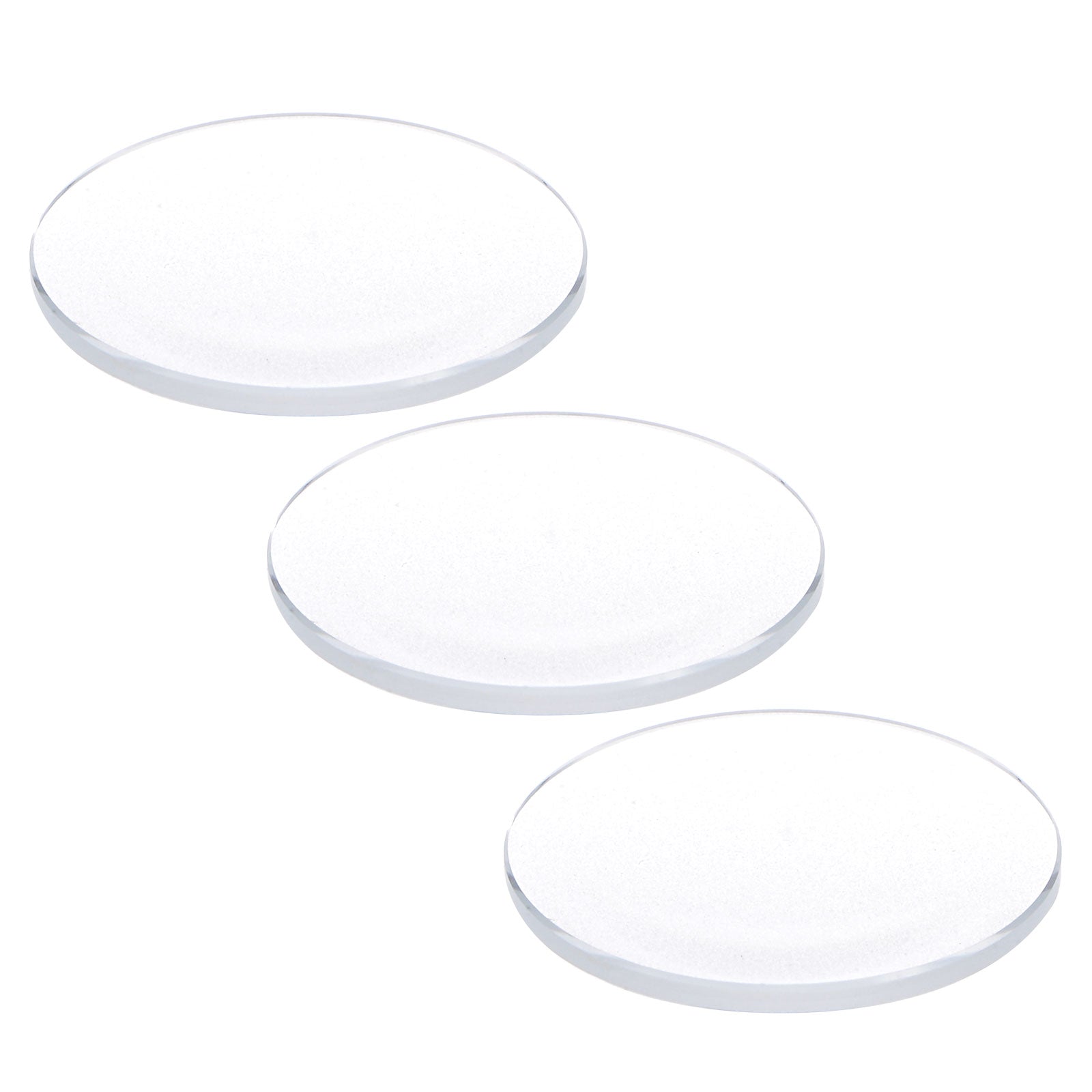 3pcs Watch Glass Lens 24.5mm Round Clear Crystal Lens for Watchmaker ...