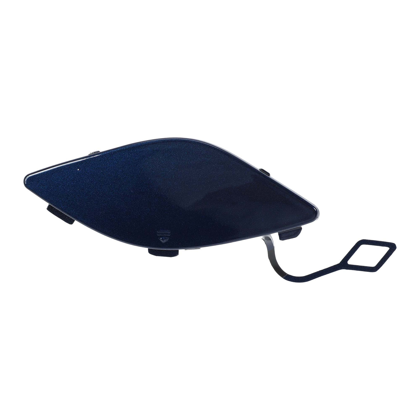ACROPIX Rear Right Tow Hook Cover For Mercedes C-Class W205 2015-2020 - Black Metallic