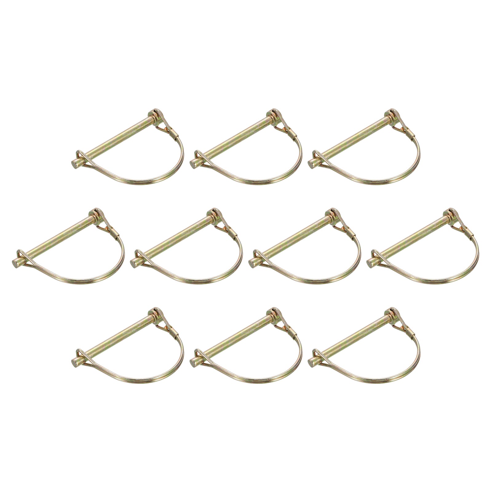 10Pcs 6.3mm x 70mm Linch Pin with Ring, Trailer Pins Round Linch Pins ...