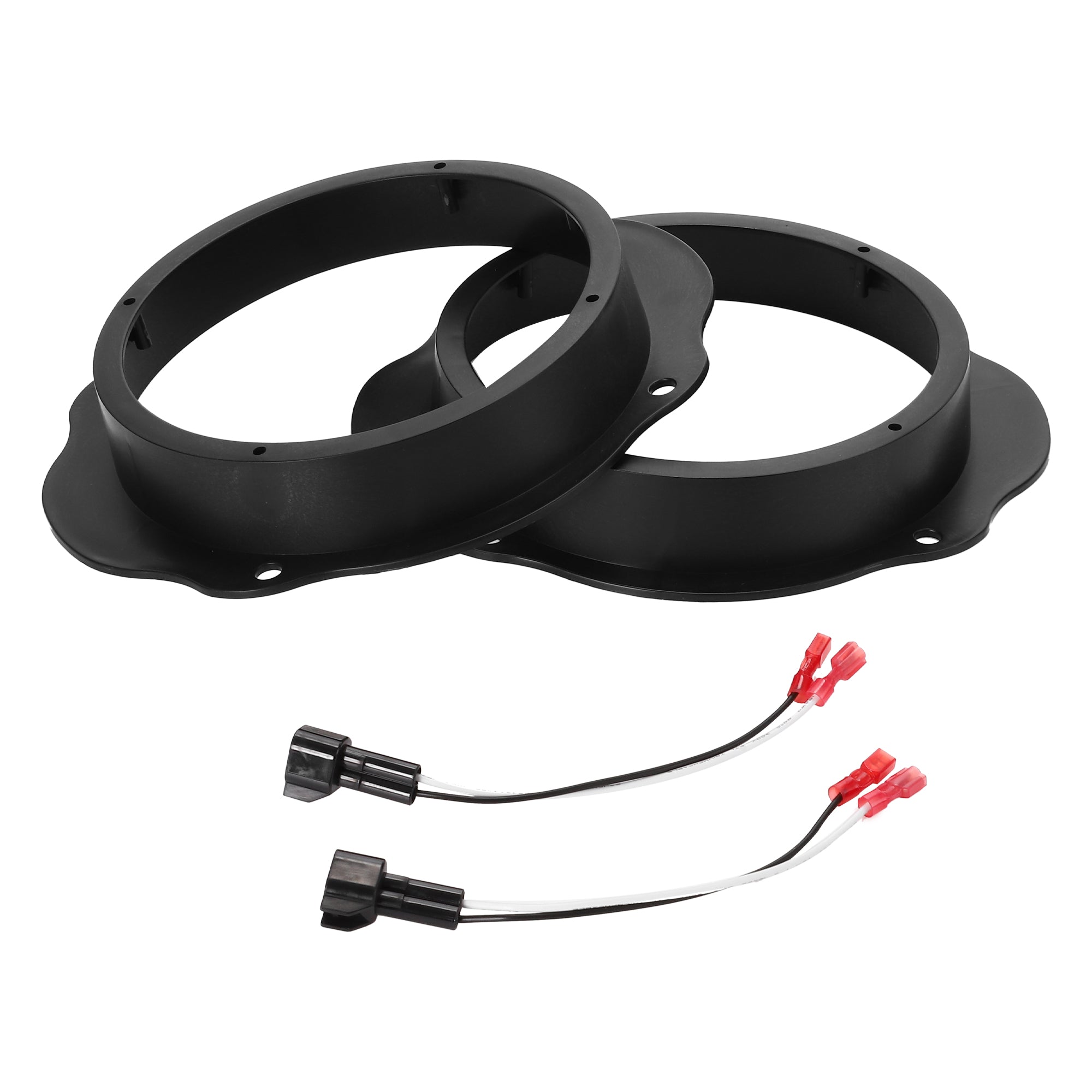2pcs Speaker Spacer Adapter Mount 6.5 Inch Black Door Speaker Adapter Spacer Rings Replacement - View #7