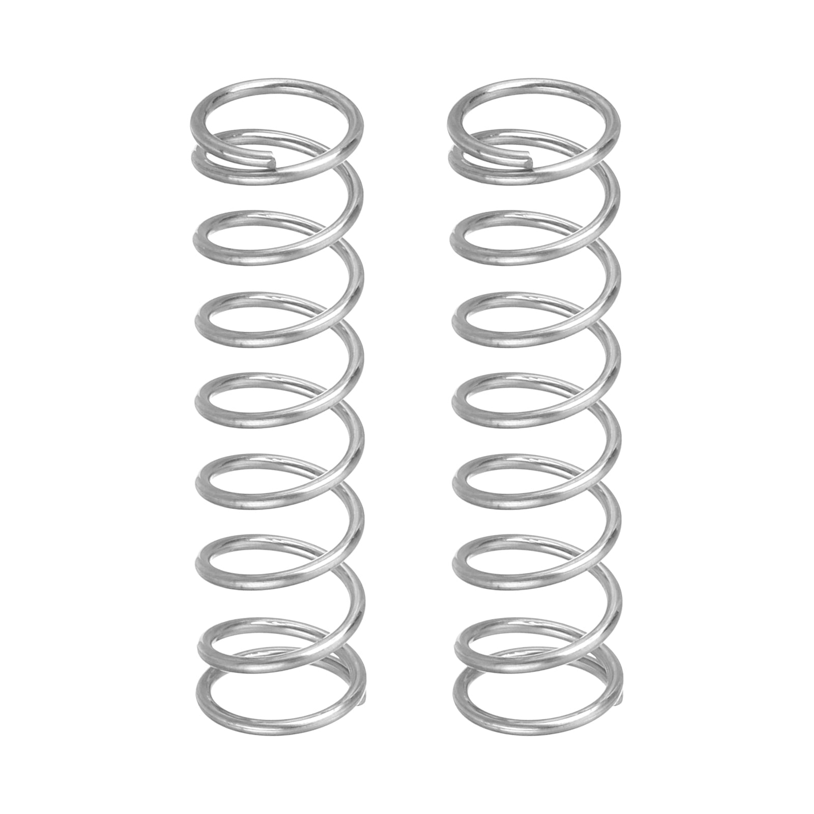 Uxcell 2Pcs 304 Stainless Steel Compression Springs, 0.7mm x 7mm x 25mm ...