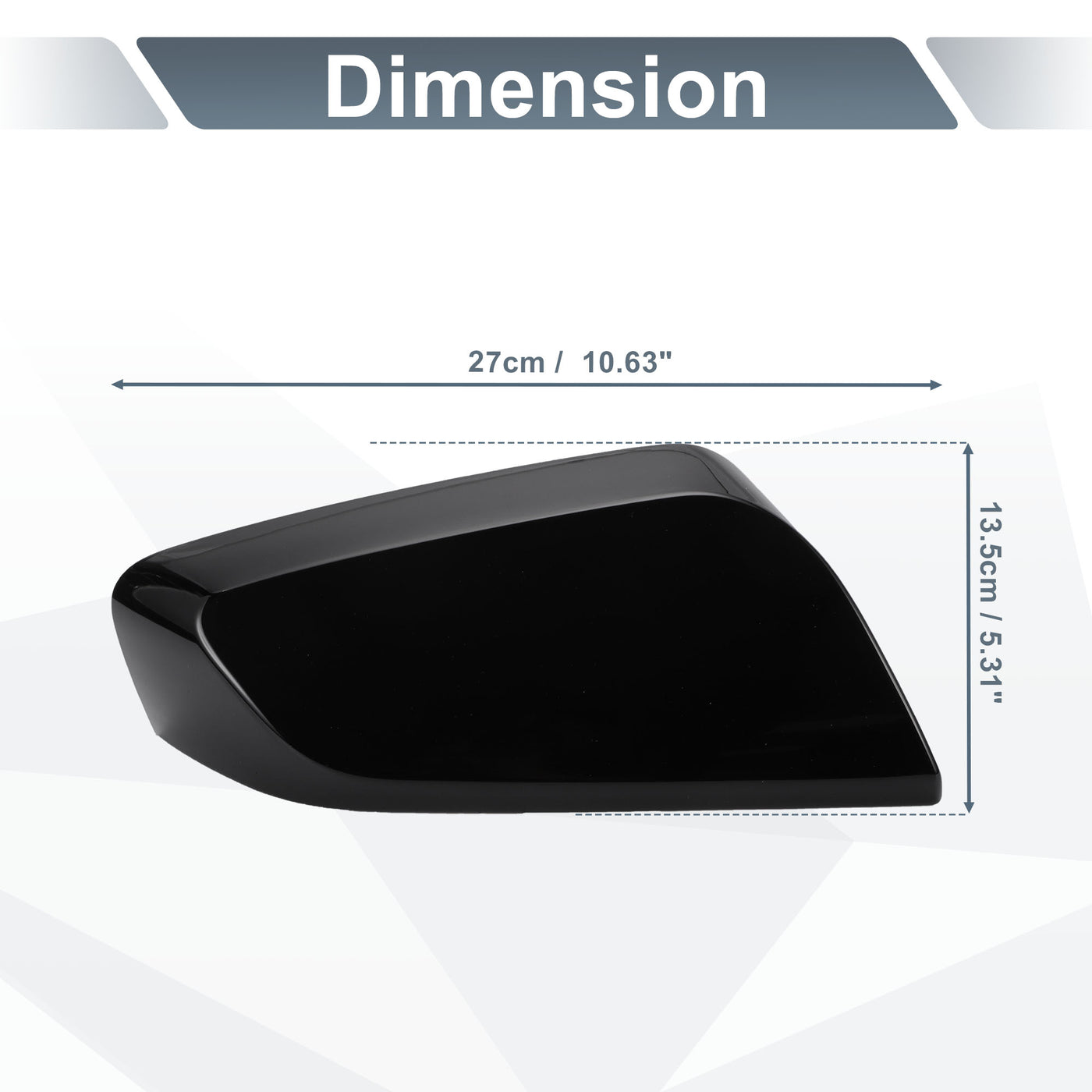 Chrome Mirror Covers For Chevy Impala (2014-2020) – Triple Plated, Glossy Finish, 1 Pair