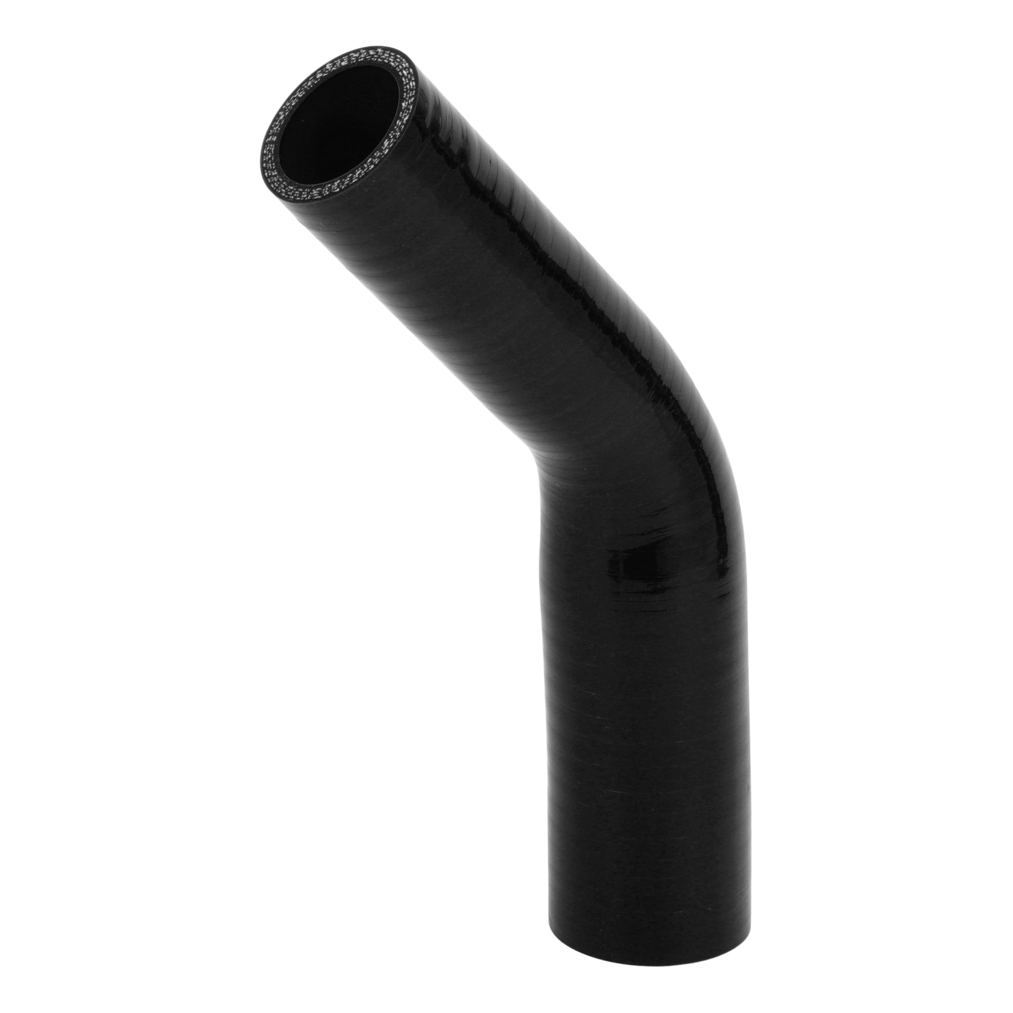 1pcs 35mm 1.38" ID 400mm 15.75" Length 0 Degree Black Red Car