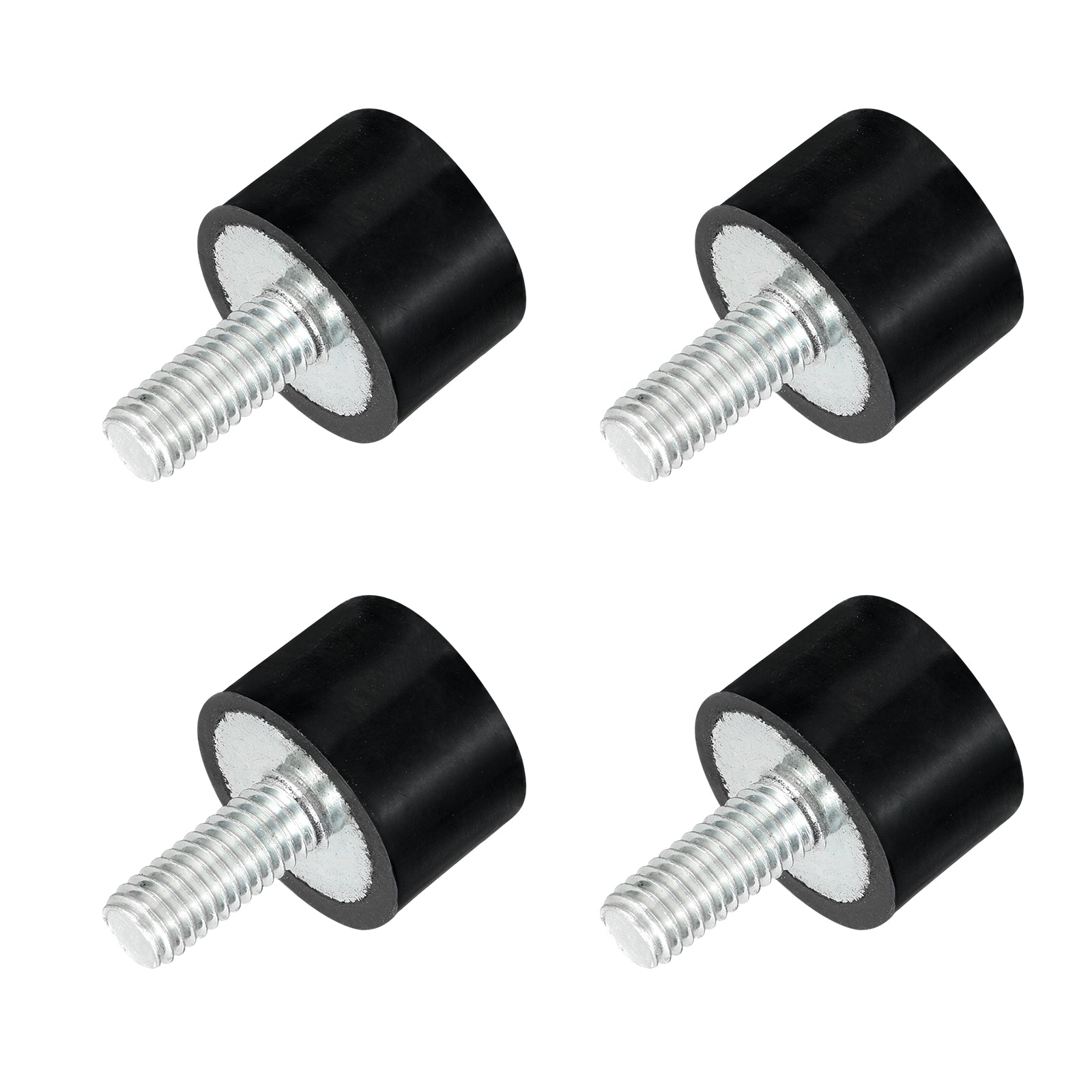 Uxcell M5 Thread Rubber Mounts, Vibration Isolators, Cylindrical W ...