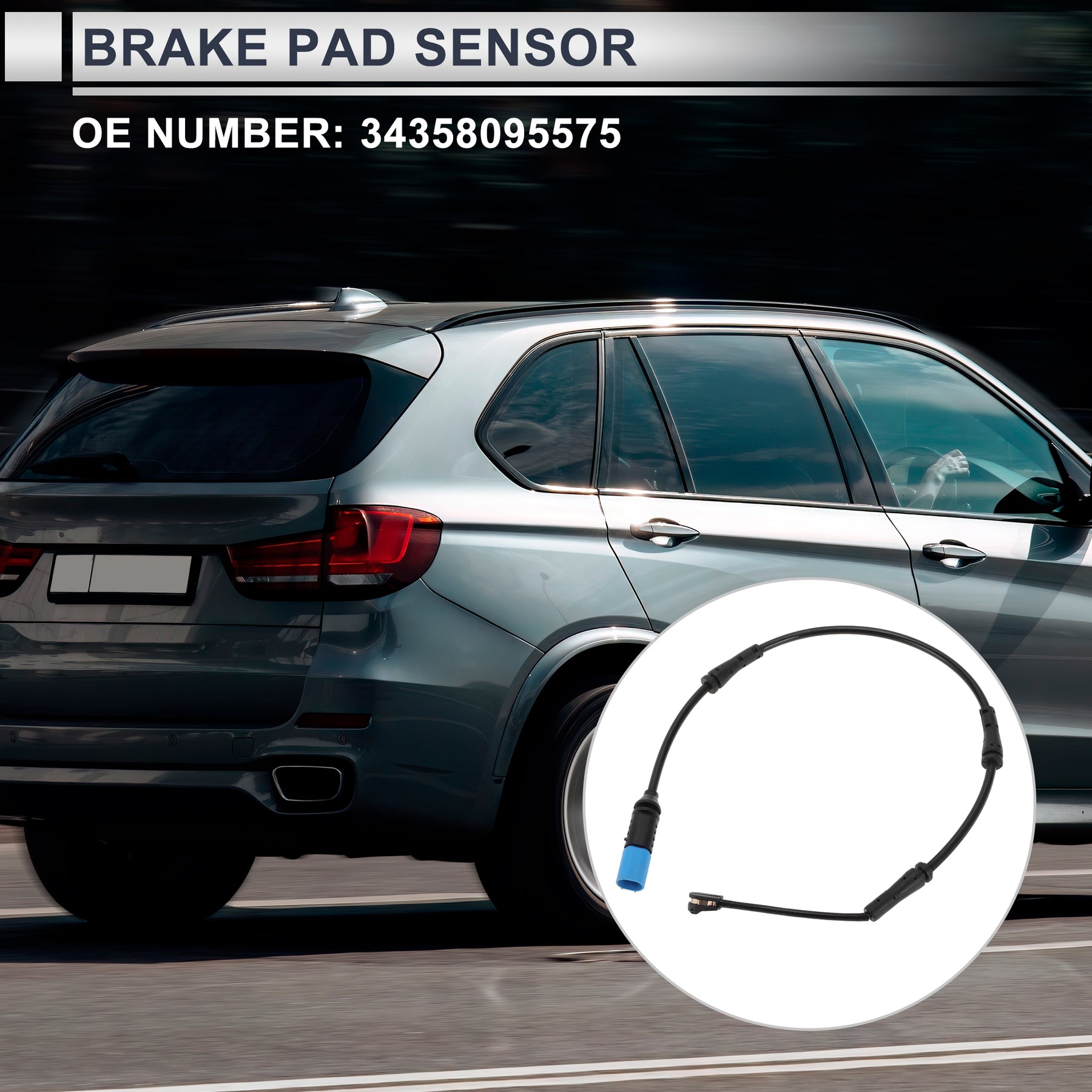 Rear Brake Pad Wear Sensor for BMW M3 M4 20212023 Disc Break Pad Wear