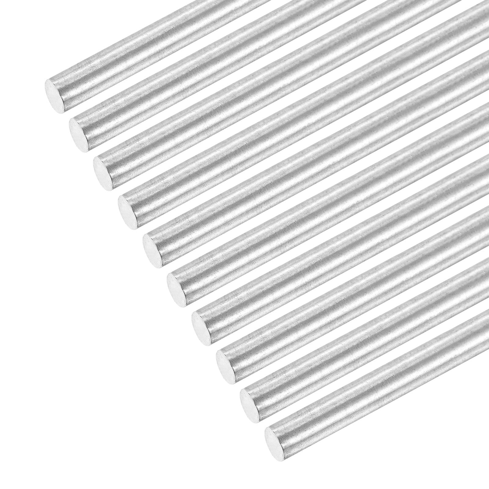 10pcs 304 Stainless Steel Round Rods, 6mm x 160mm Solid Shaft Rods ...