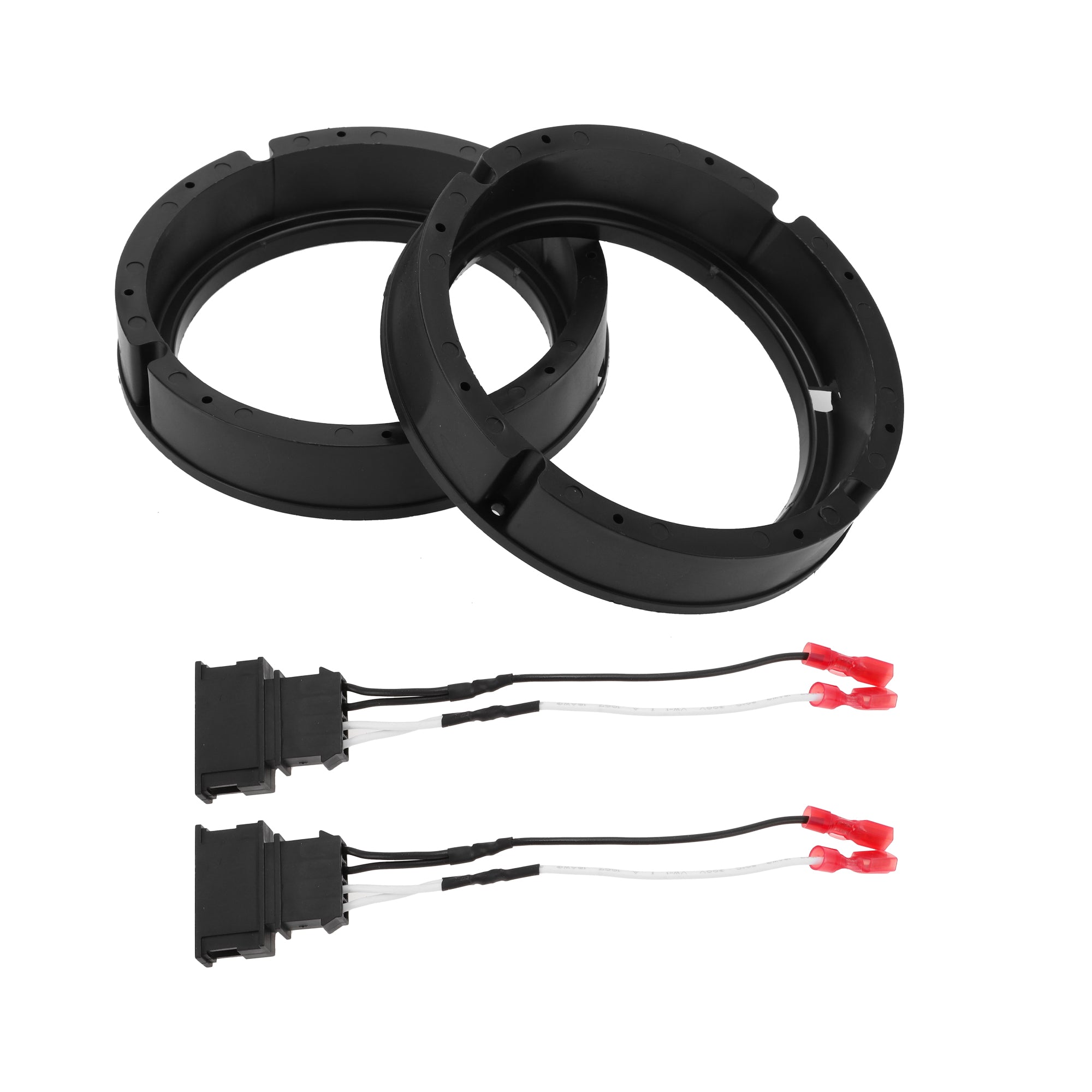 2pcs Speaker Spacer Adapter Mount 6.5 Inch Black Door Speaker Adapter Spacer Rings Replacement - View #6