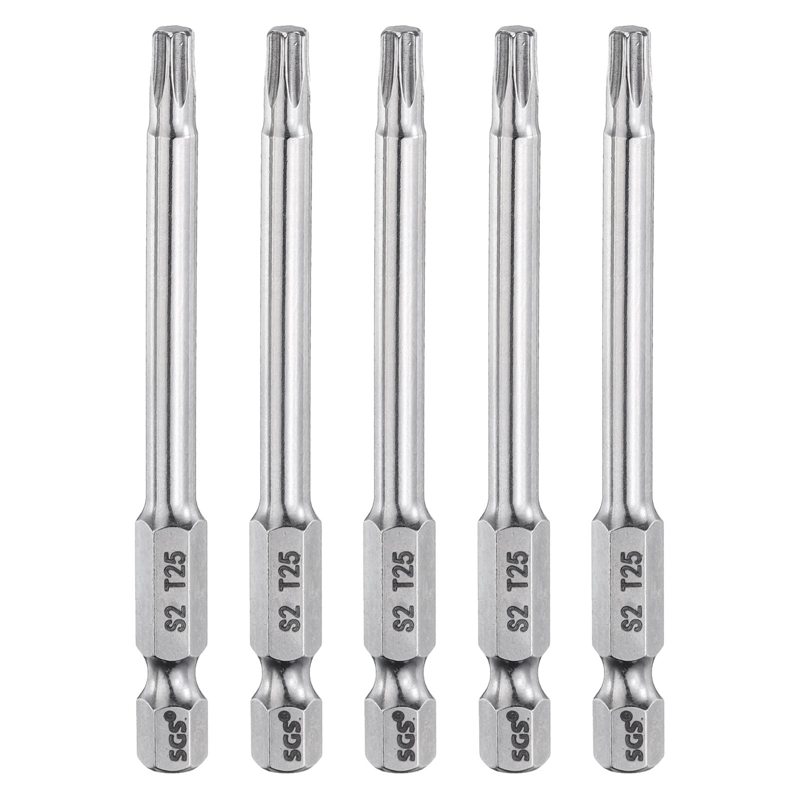 5pcs T25 Torx Bit 1/4