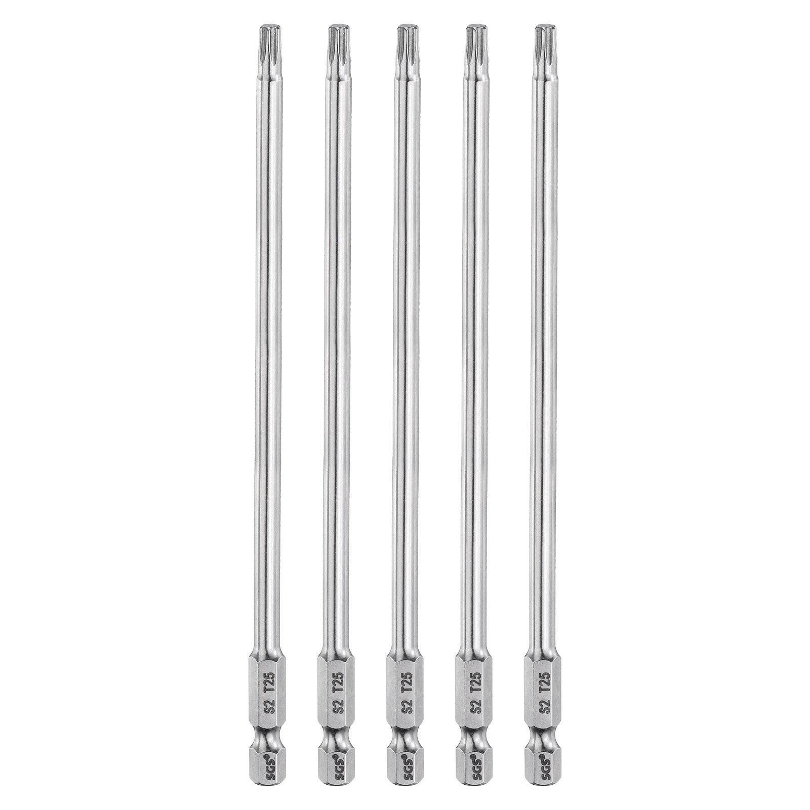 5pcs T25 Torx Bit 1/4
