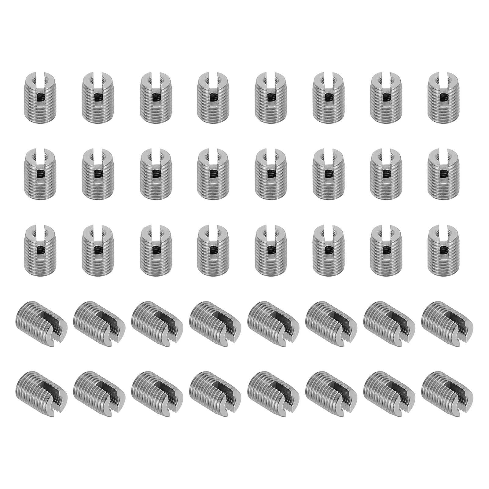 40 Pcs 303 Stainless Steel M2 x M4.5 x 6mm Self-Tapping Threaded ...