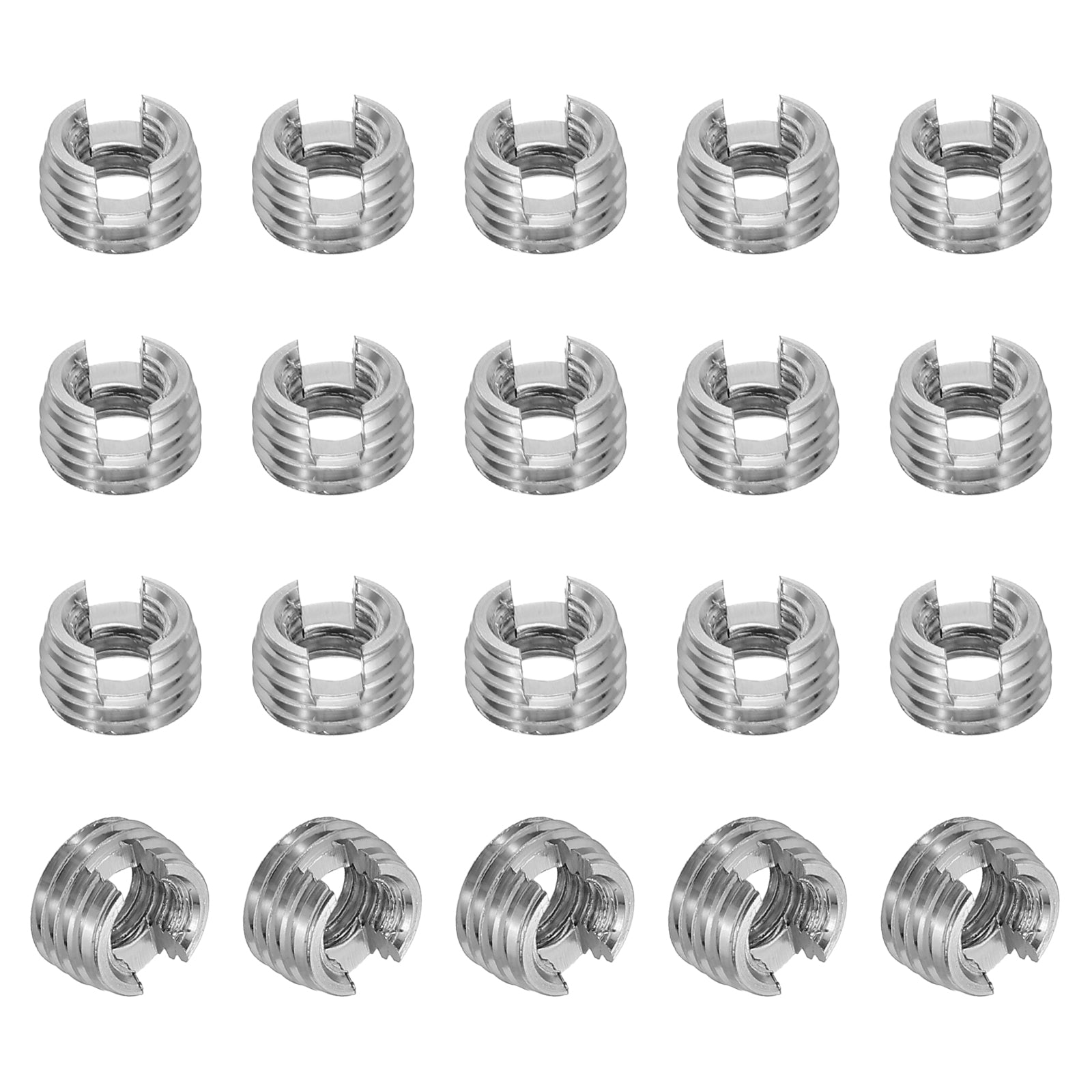 20 Pcs 303 Stainless Steel M4 x M6.5 x 4mm Self-Tapping Threaded ...