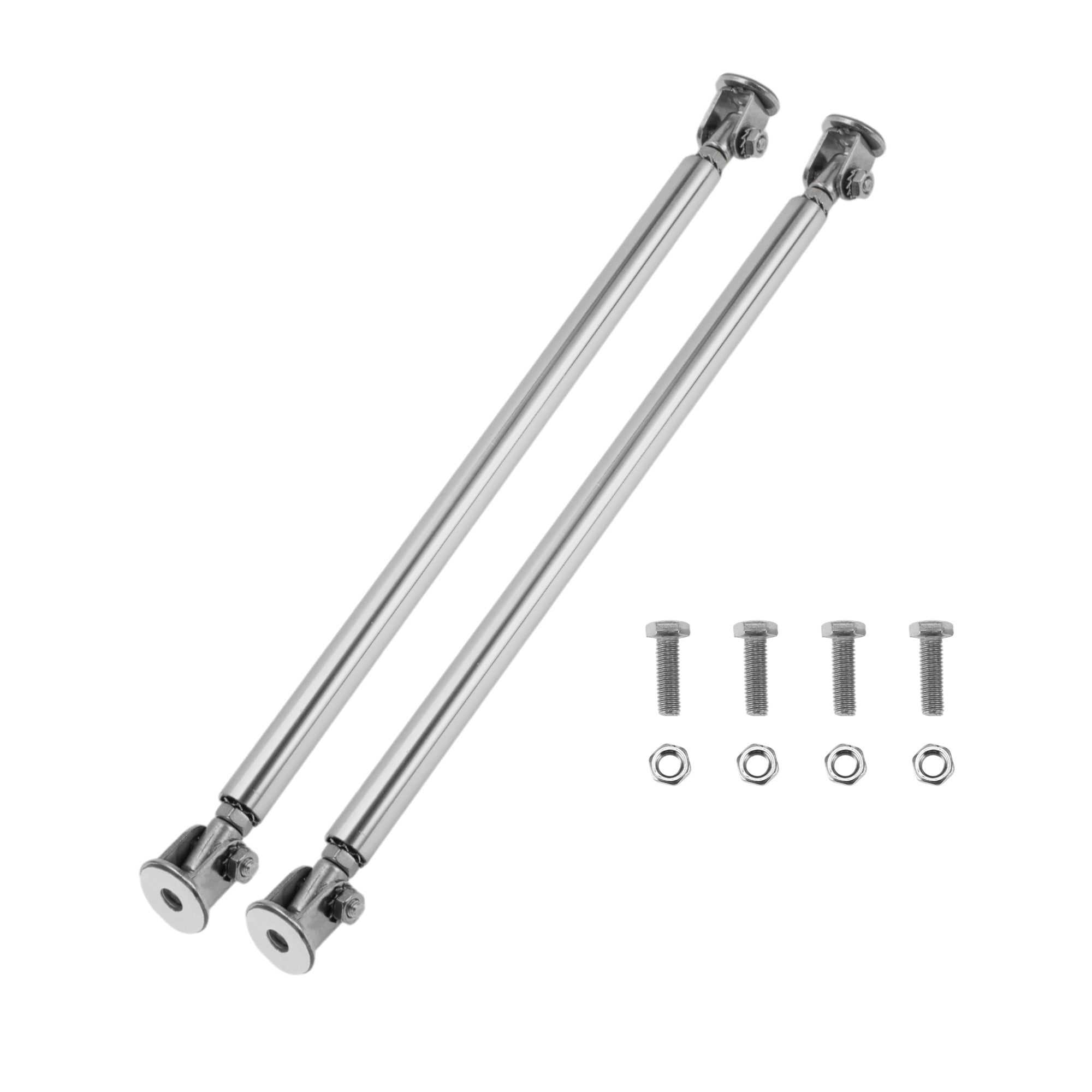 2pcs 20cm/7.87in Car Splitter Support Rods Adjustable Front Rear Bumper ...