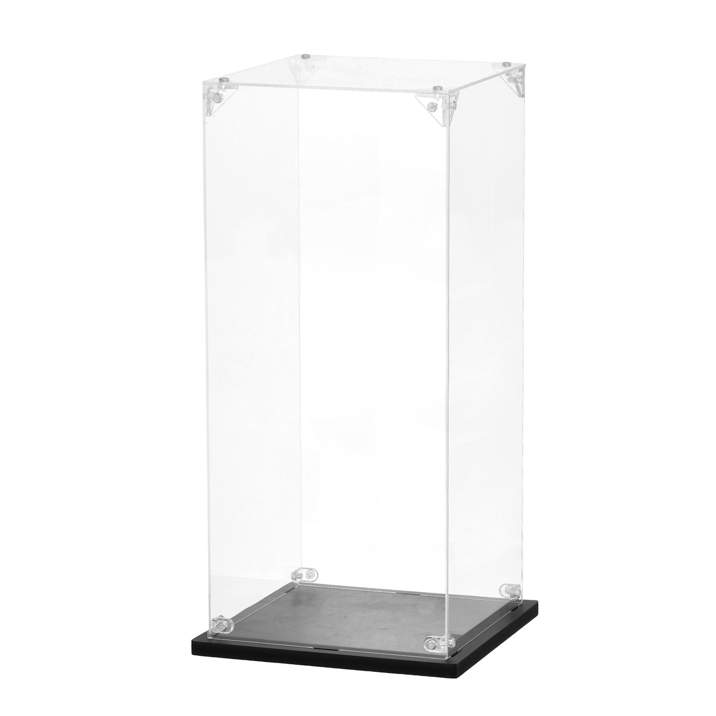 Acrylic Display Case Plastic Box Cube Storage Box Clear Small Assemble ...
