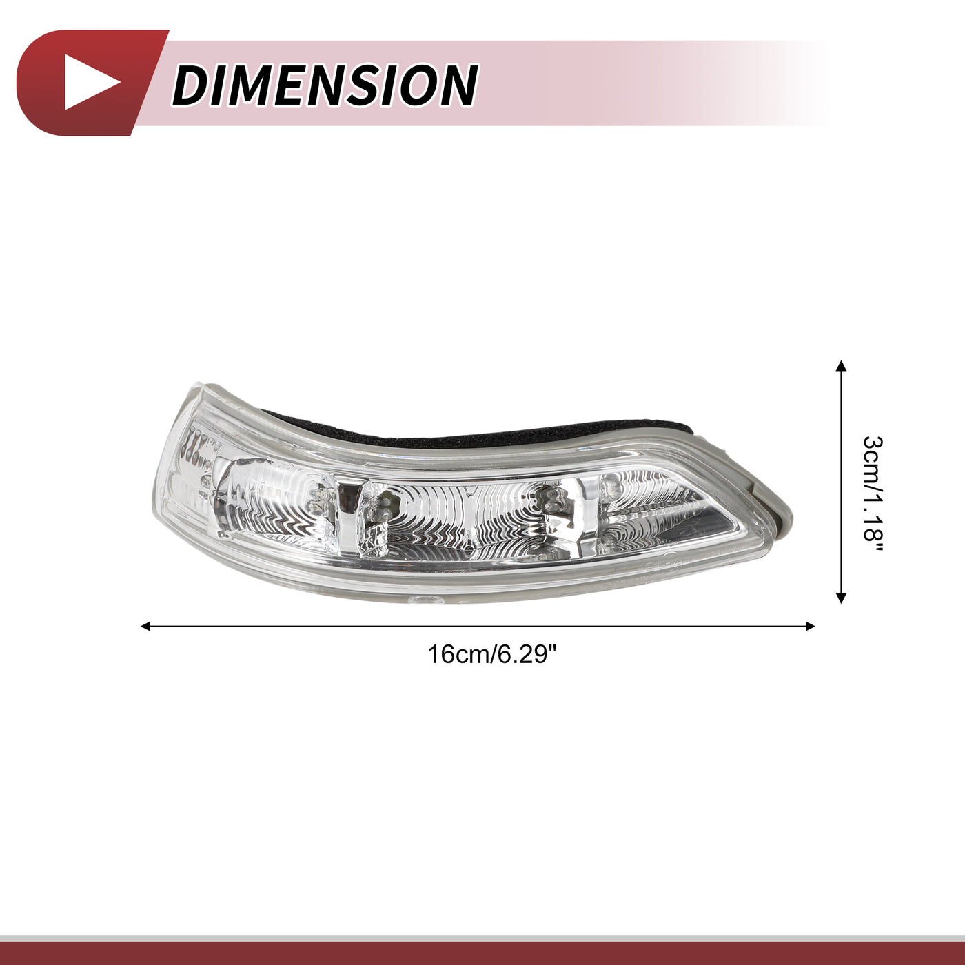 Right Side LED Turn Signal Mirror Lamp For 2013–2018 Toyota Highlander & RAV4 2 thumbnail image