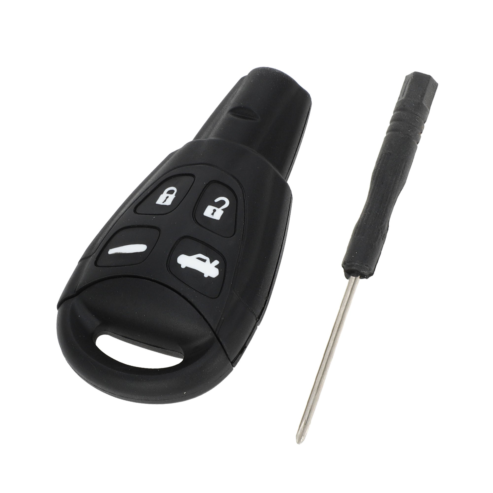 4 Buttons Keyless Entry Remote Fob Case Key Shell Case for SAAB 93 2007 ...
