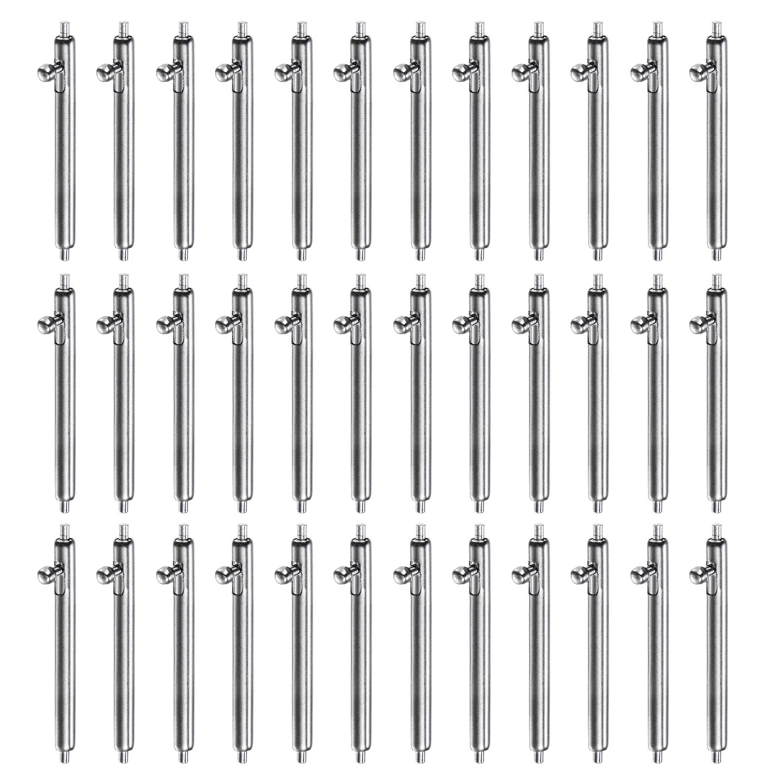 36pcs Quick Release Spring Bar 18mm Width 1.8mm Diameter Stainless ...