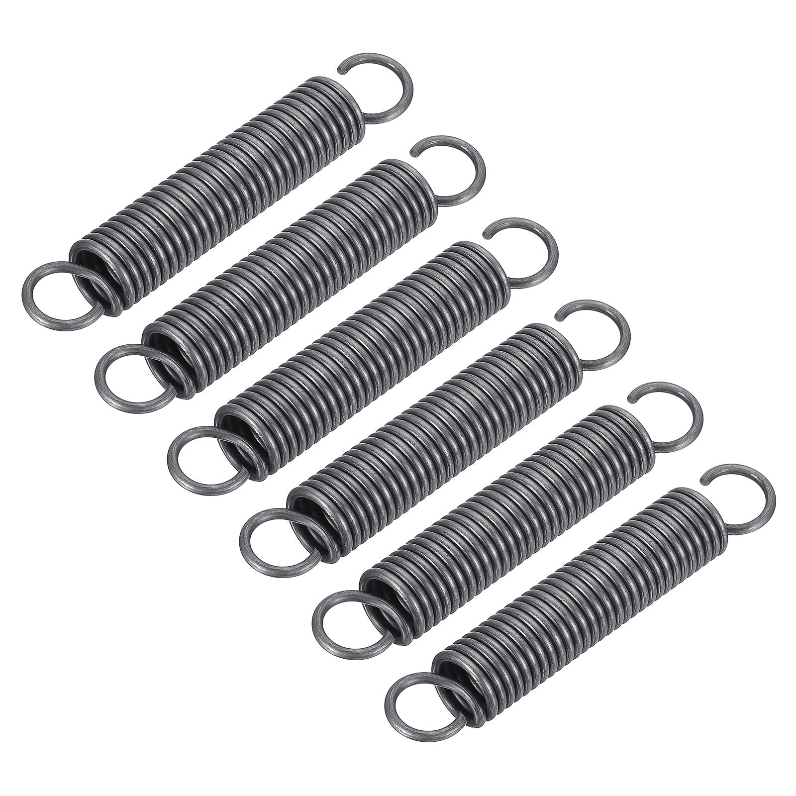 Uxcell 2.5mm Wire Diax18mm ODx110mm Free Length Spring Steel Tension ...