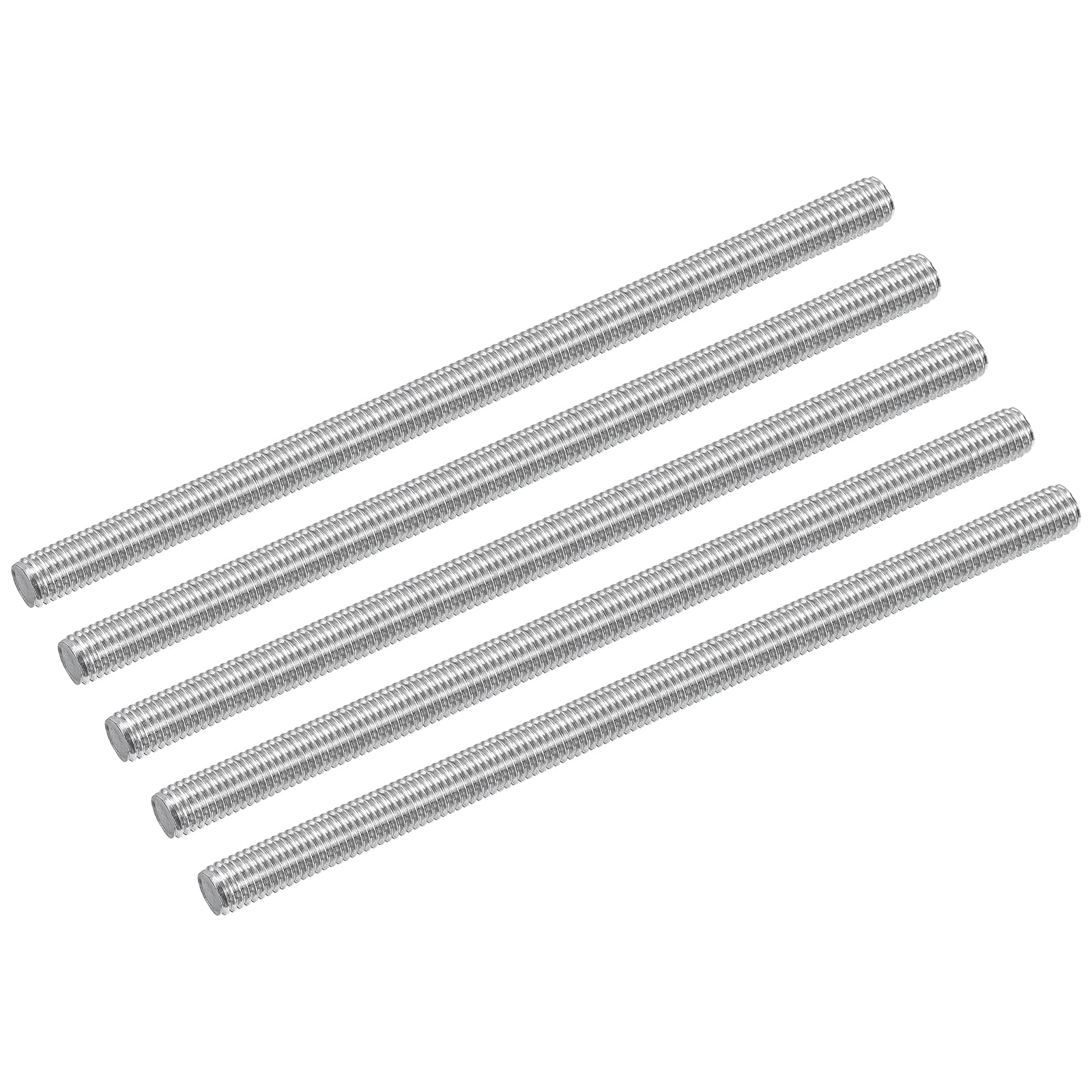 Uxcell 15Pcs M8 x 150mm Fully Threaded Rod 304 Stainless Steel Right ...