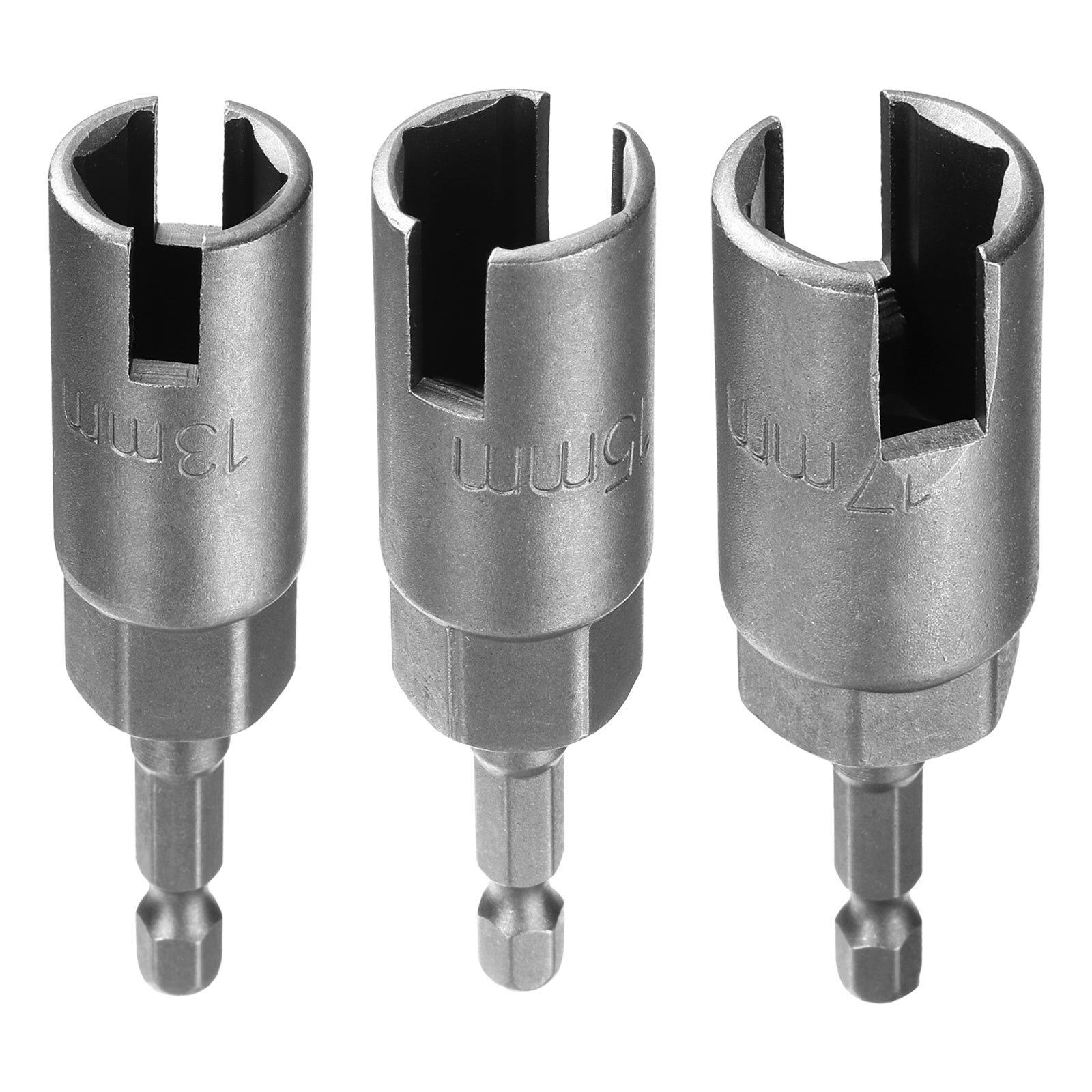 3-teiliges Sechskantmutter-Schraubendreher-Bit-Set 13mm 15mm 17mm 6 ...