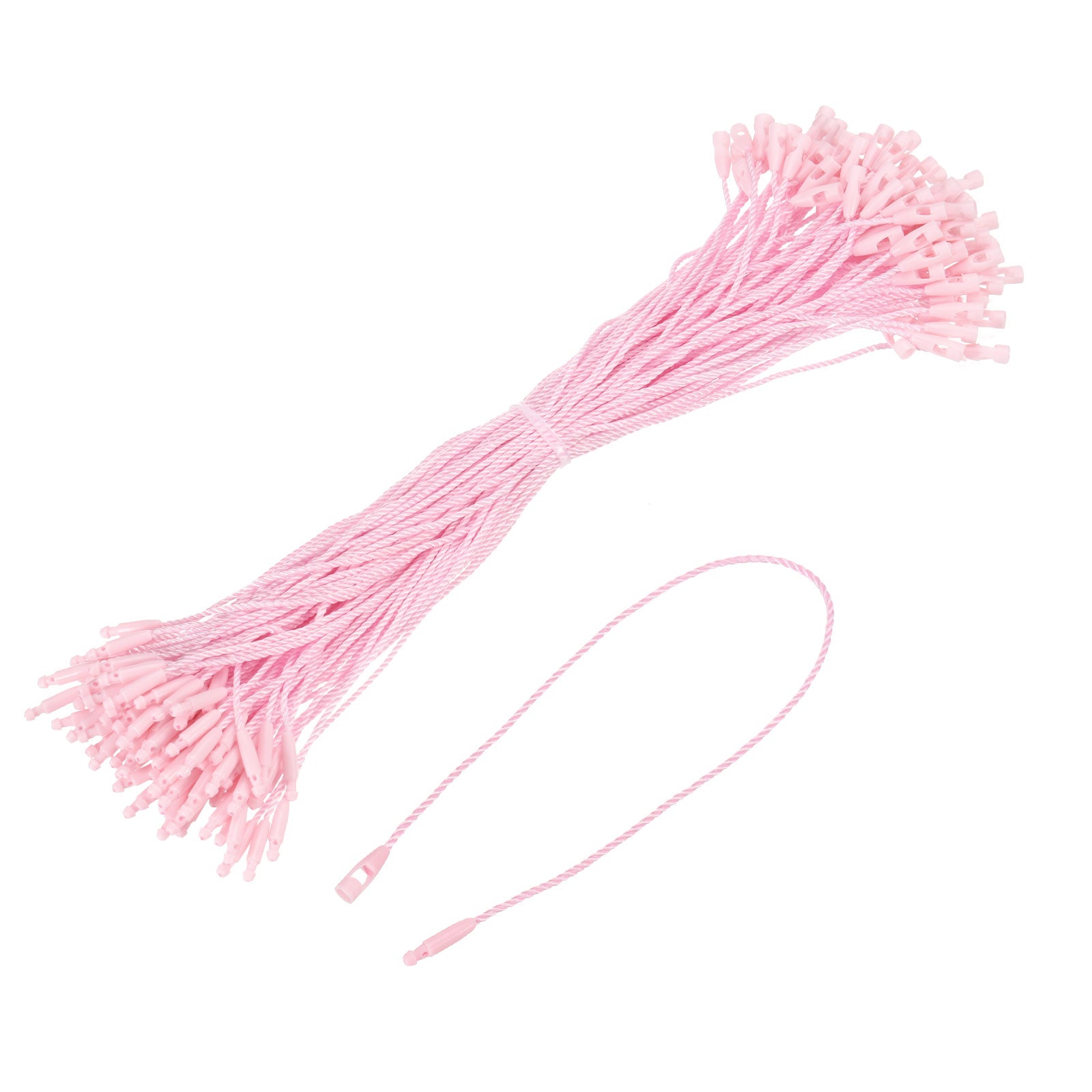 Cotton Hang Tag String Snap Lock Pins Loop Price Tag Fastener Plastic ...