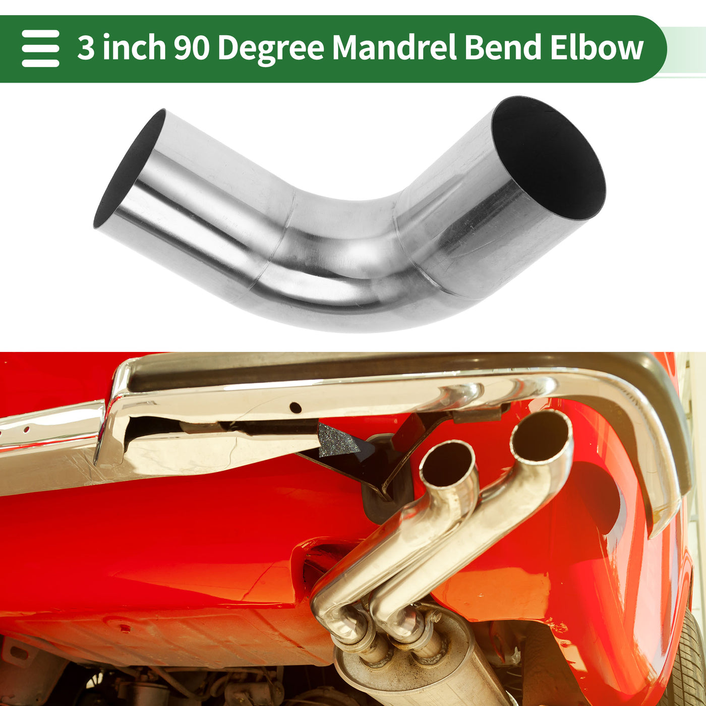 90 Degree Mandrel Exhaust Pipe DIY Custom Car Modified Exhaust Pipe ...