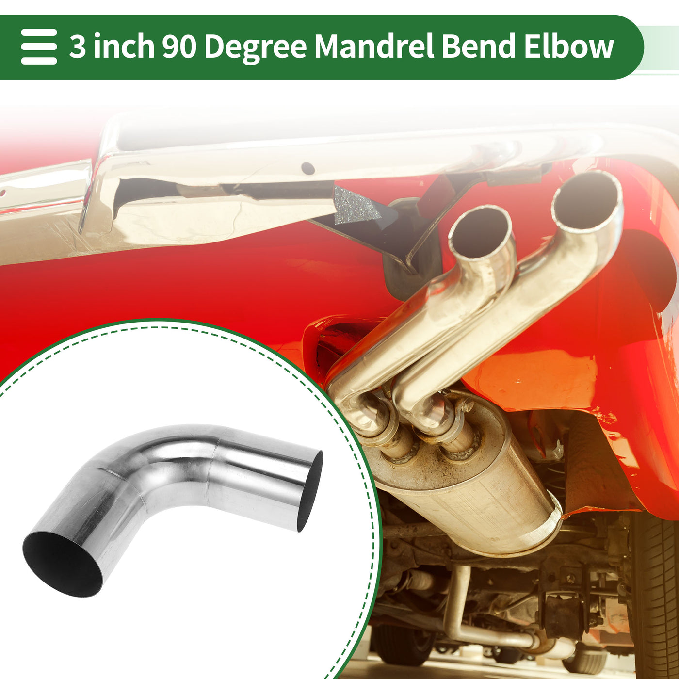 90 Degree Mandrel Exhaust Pipe DIY Custom Car Modified Exhaust Pipe ...
