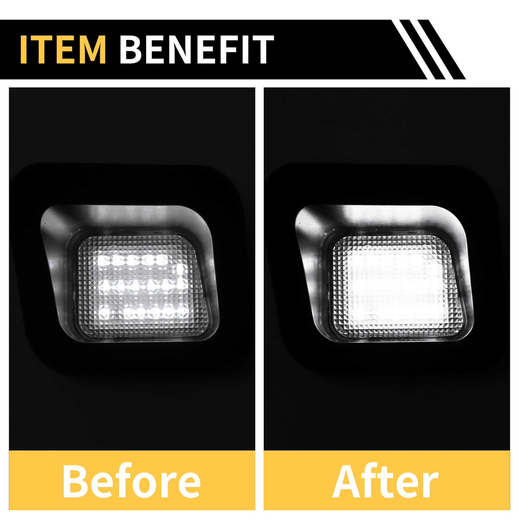 thumbnail image 2 of 18-LEDs LED License Plate Light Tag Lamp Error Free Plug 2 of 13