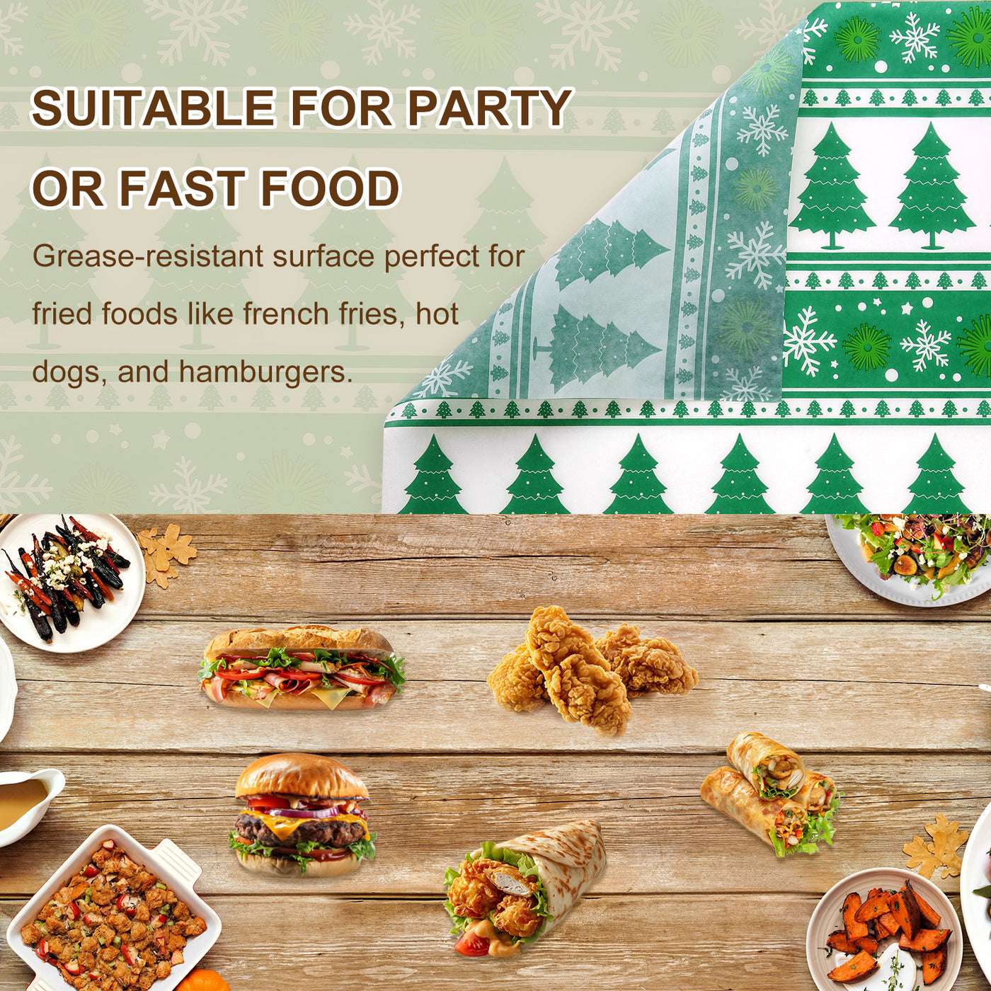 200pcs Wax Paper Sheets 7