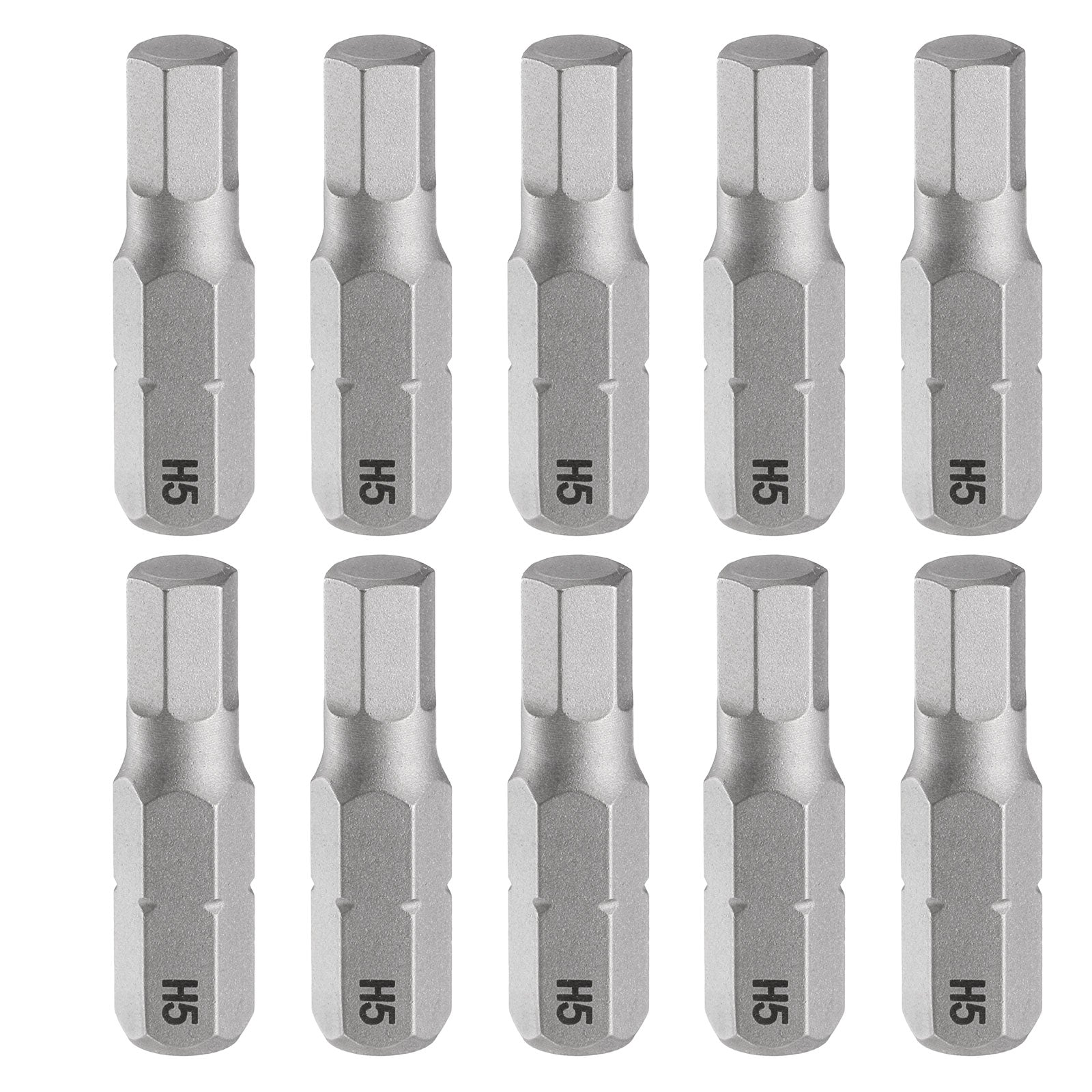 10pcs H5.0 Hex Screwdriver Bit 1/4