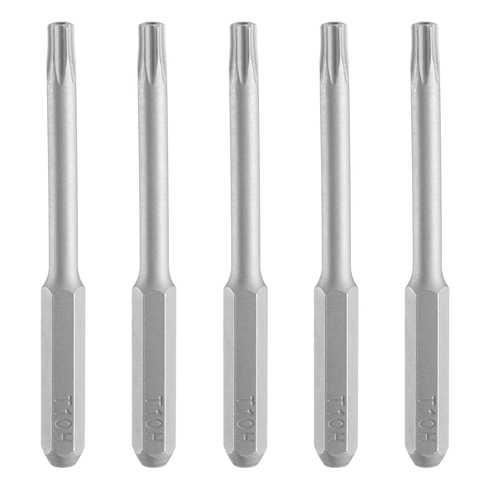 5pcs T10H Torx Screwdriver Bit 5/32