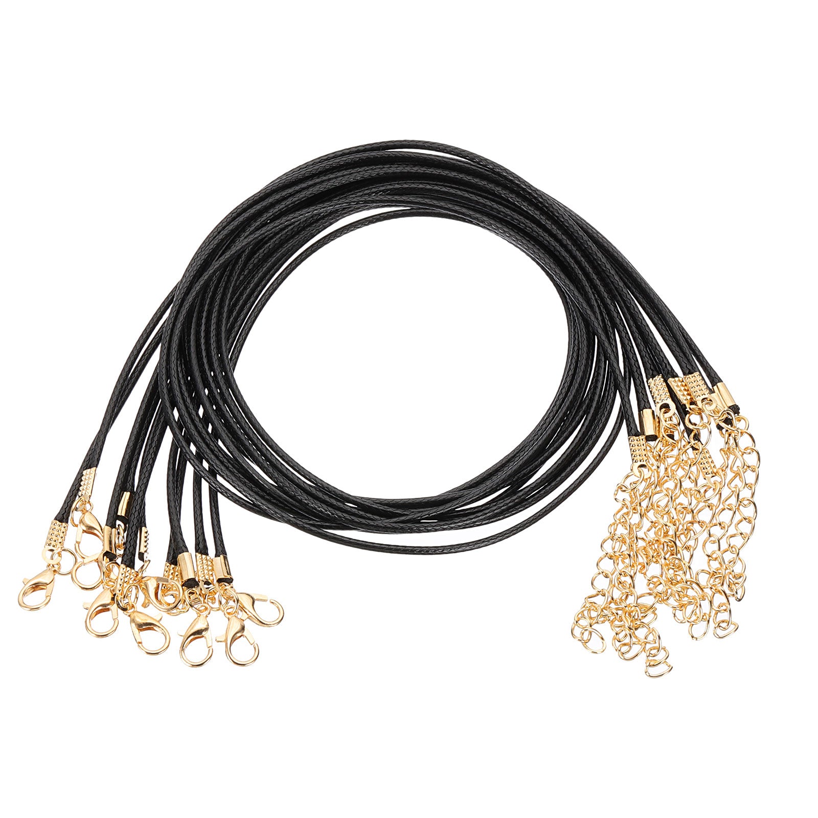 10pcs Waxed Necklace Cord Bulk, 18