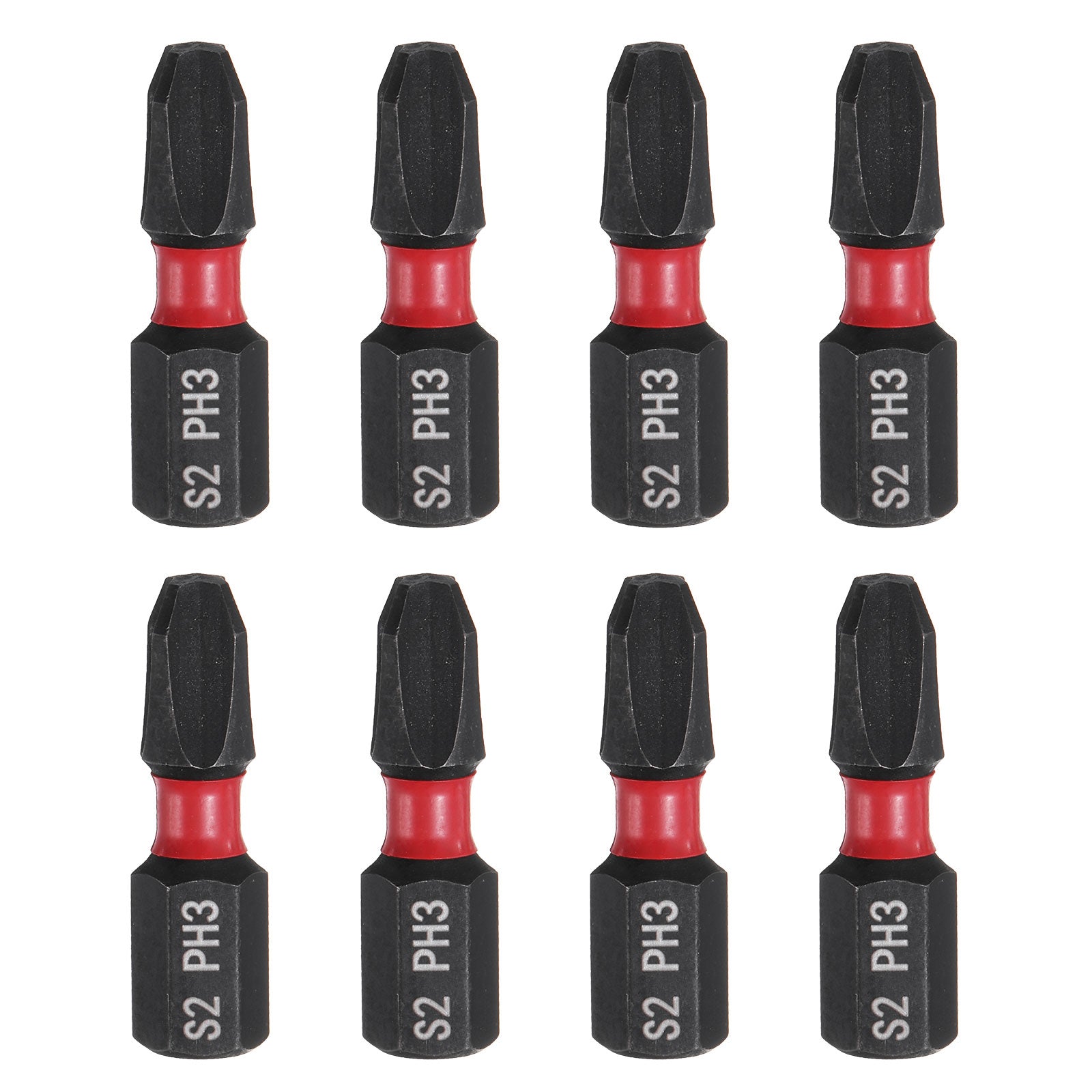 8pcs PH3 Phillips Screwdriver Bit 1/4