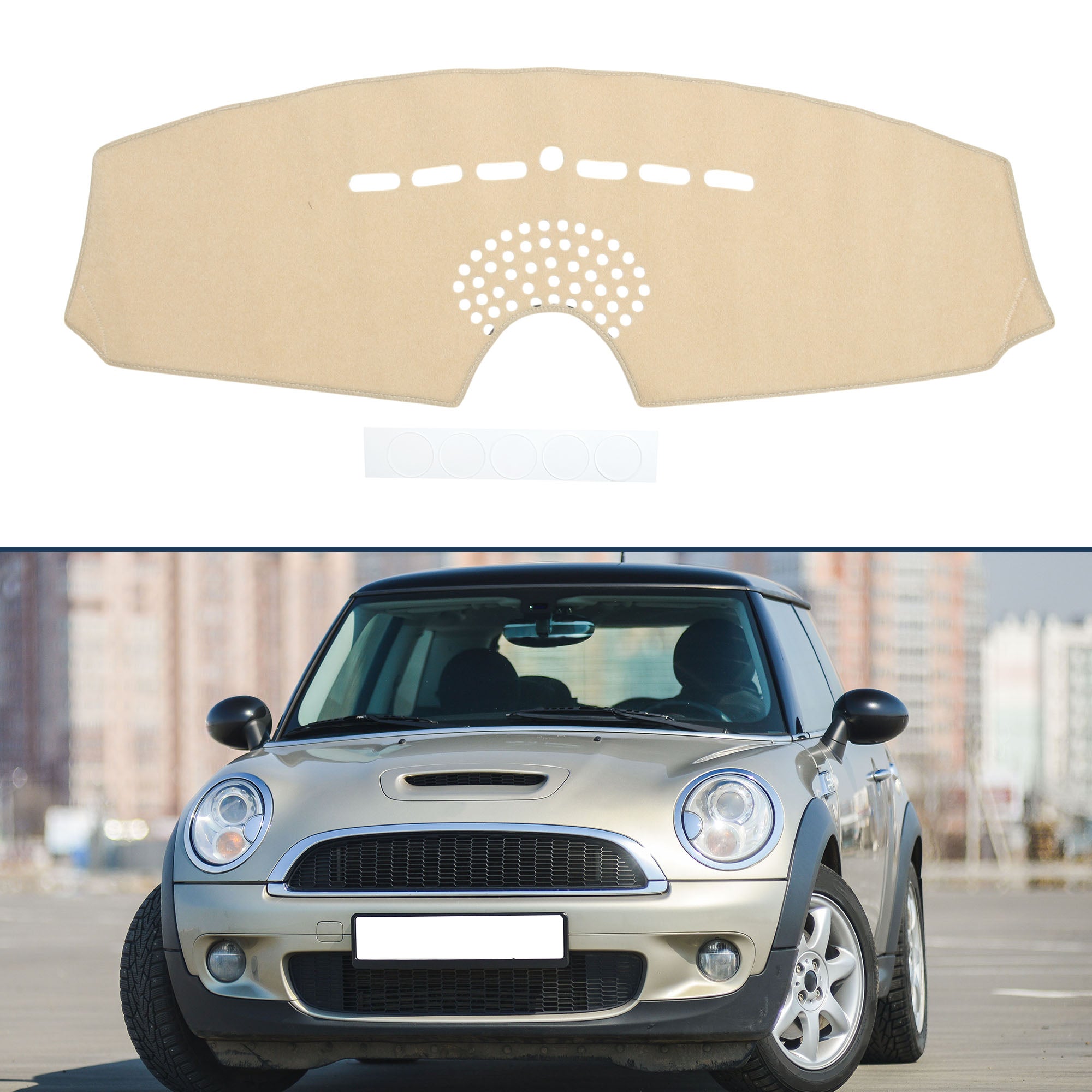 Dashboard Cover Dash Cover Mat Carpet for MINI Roadster R55 56 R57 R58 ...