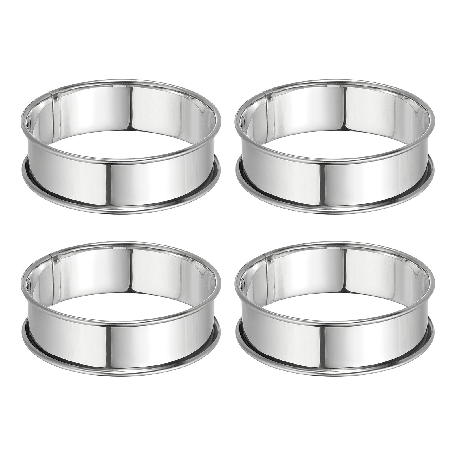 4pcs Crumpet Rings 3.15