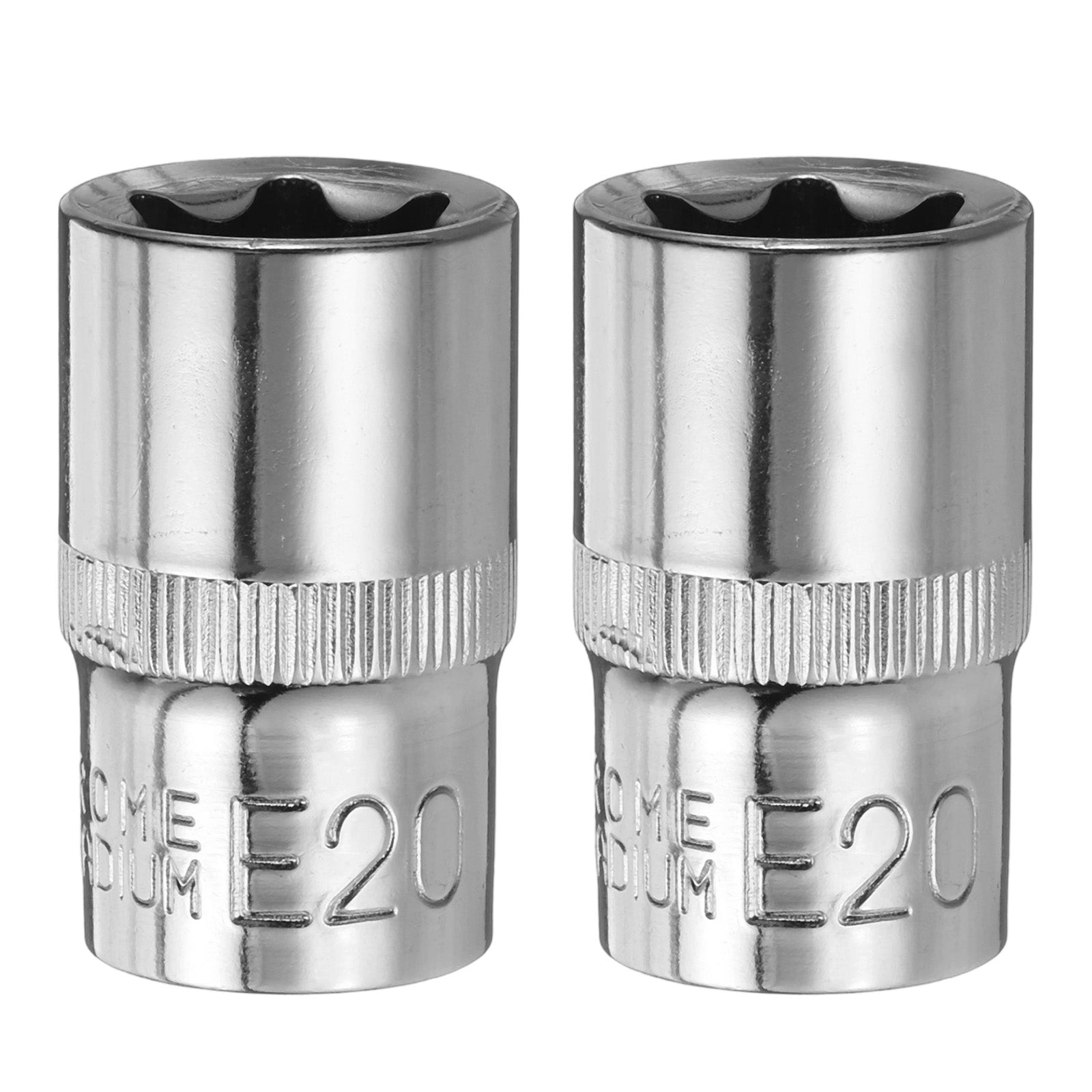 2pcs E-Torx Socket 1/2