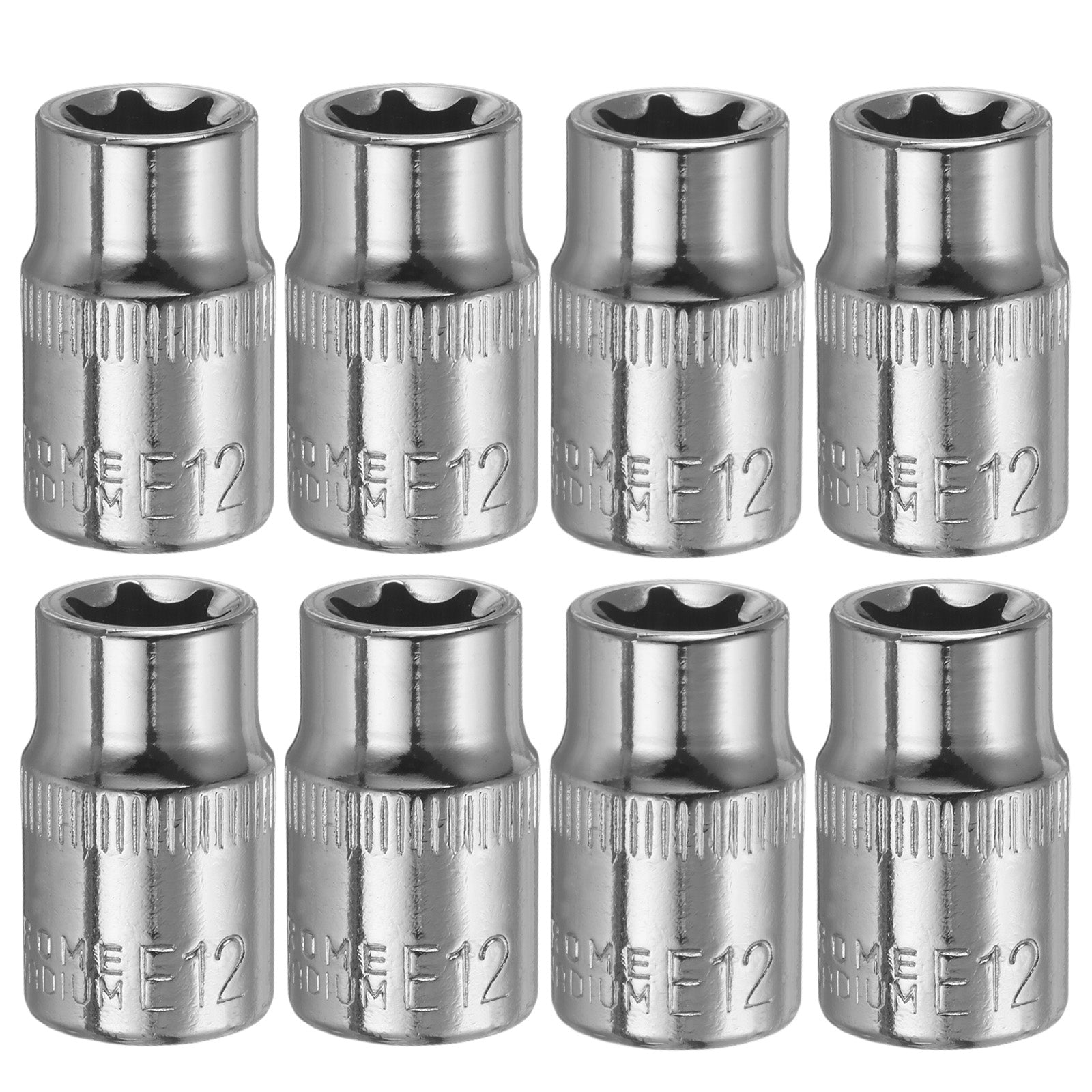 8pcs E-Torx Socket 3/8