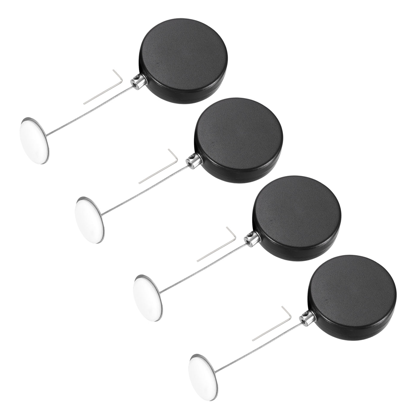 3.3ft Retractable Cable Security Lock with Round Patch Wrench 150 g ...