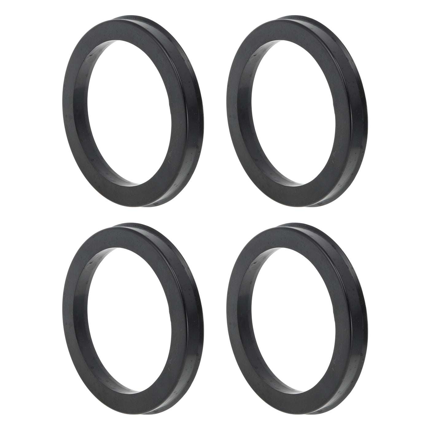93.1mm to 73.6mm Car Wheel Hub Centric Rings Black Polycarbonate Wheels ...