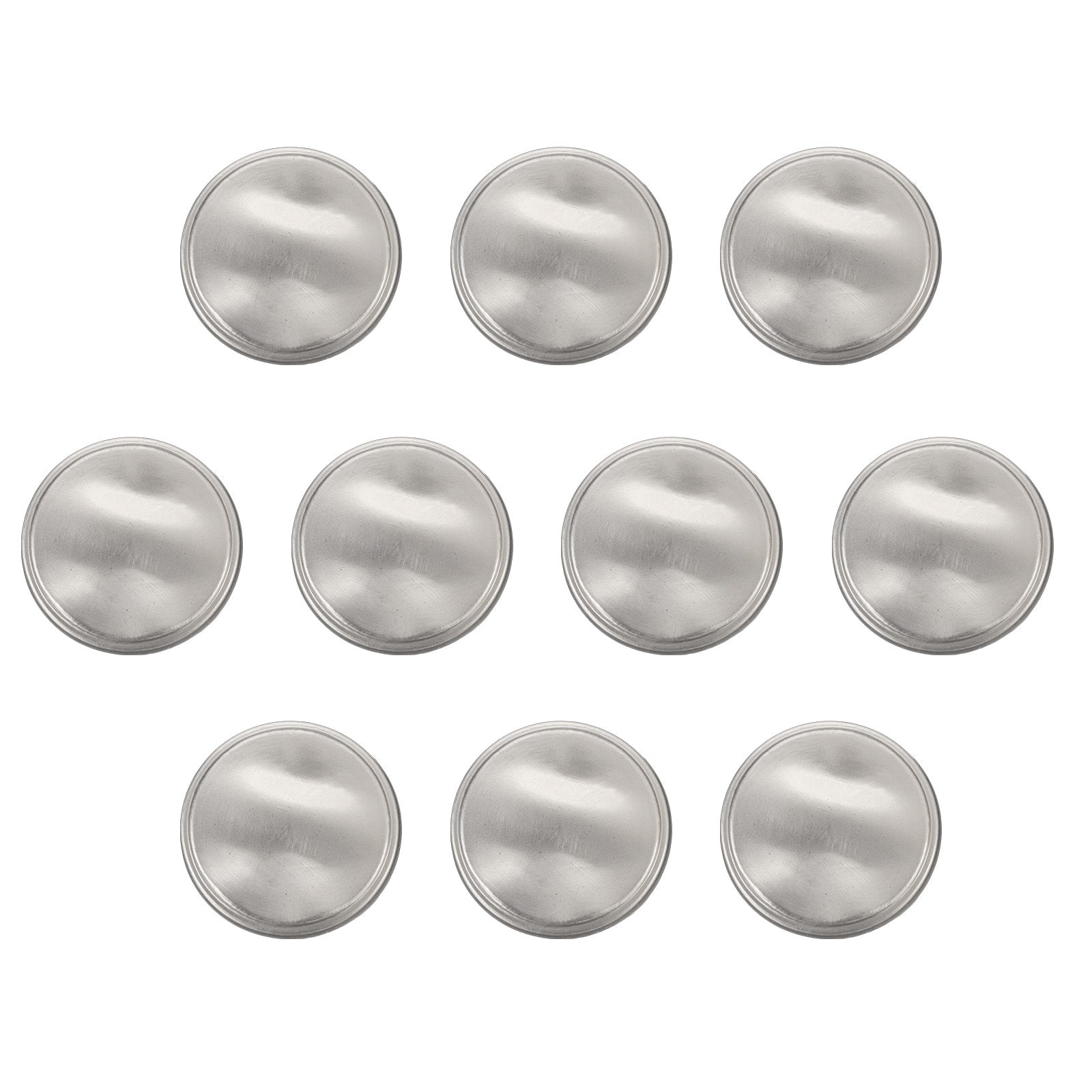 10pcs Metal Round Buttons 20mm Alloy Wave Texture Sewing Button, Sand ...