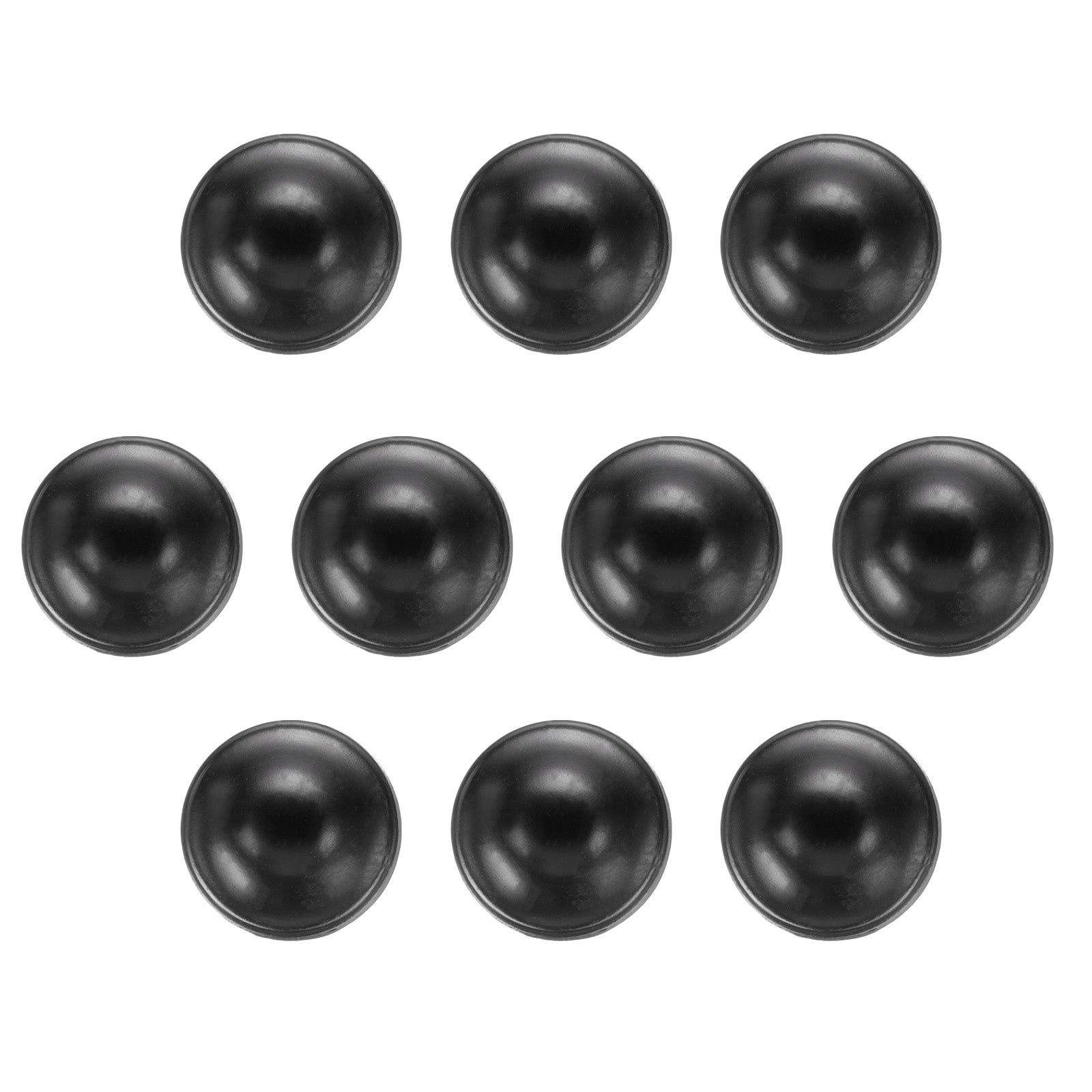 10pcs Metal Round Buttons 18mm Alloy Mushroom Type Sewing Buttons, Matt ...