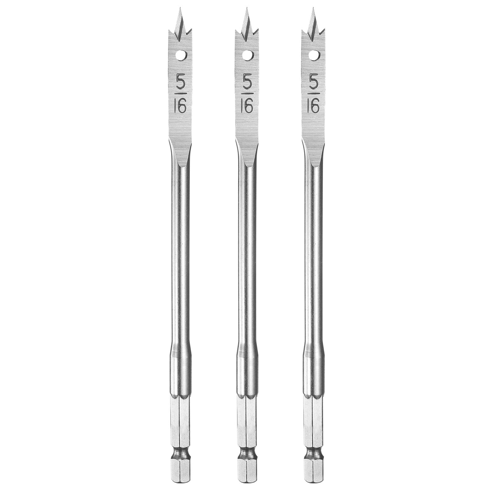 3Pcs Spade Drill Bit 5/16