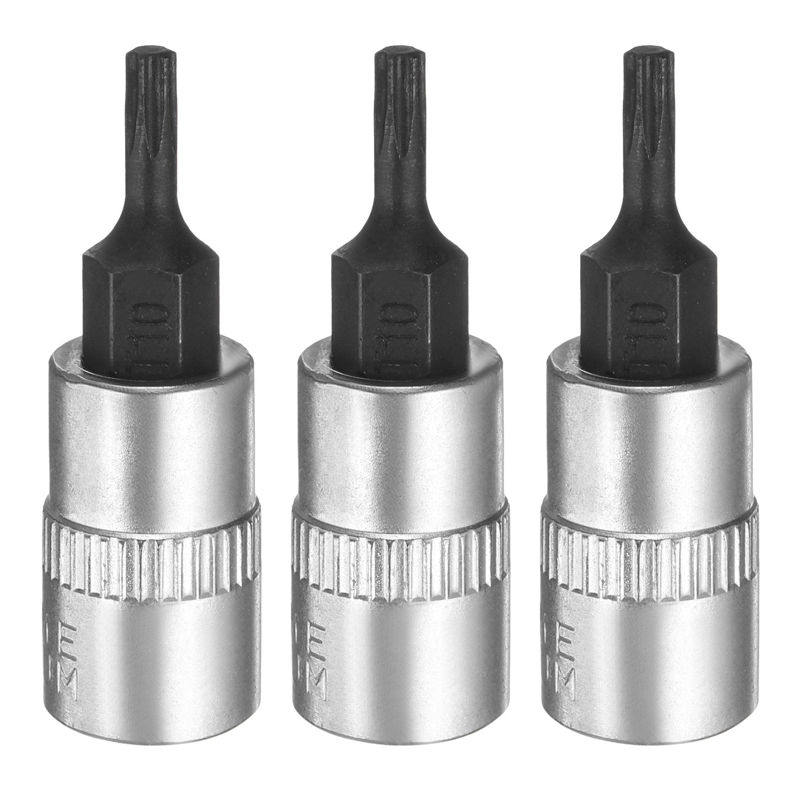 3pcs T10 Torx Bit Socket 1/4