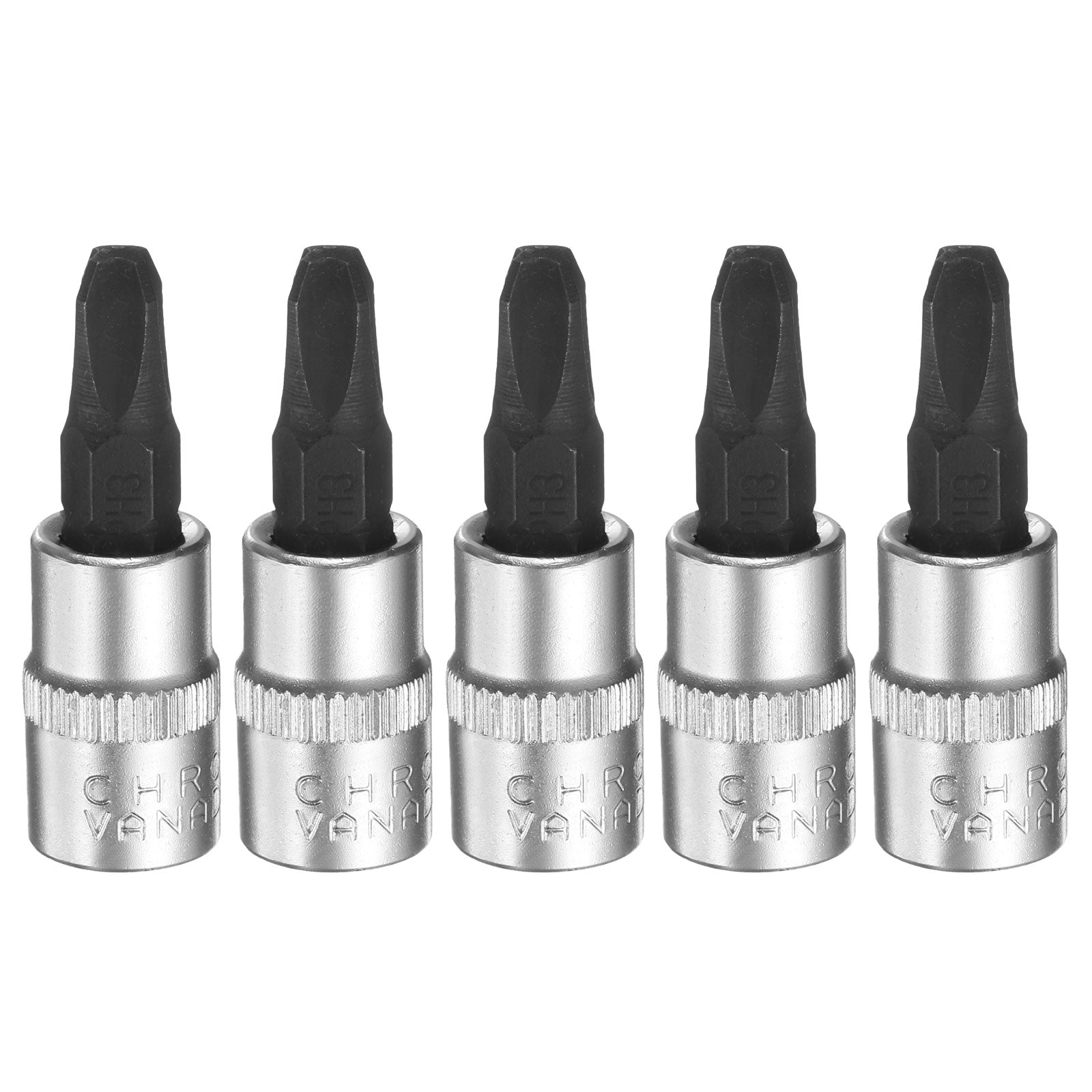 5pcs PH3 Phillips Bit Socket 1/4