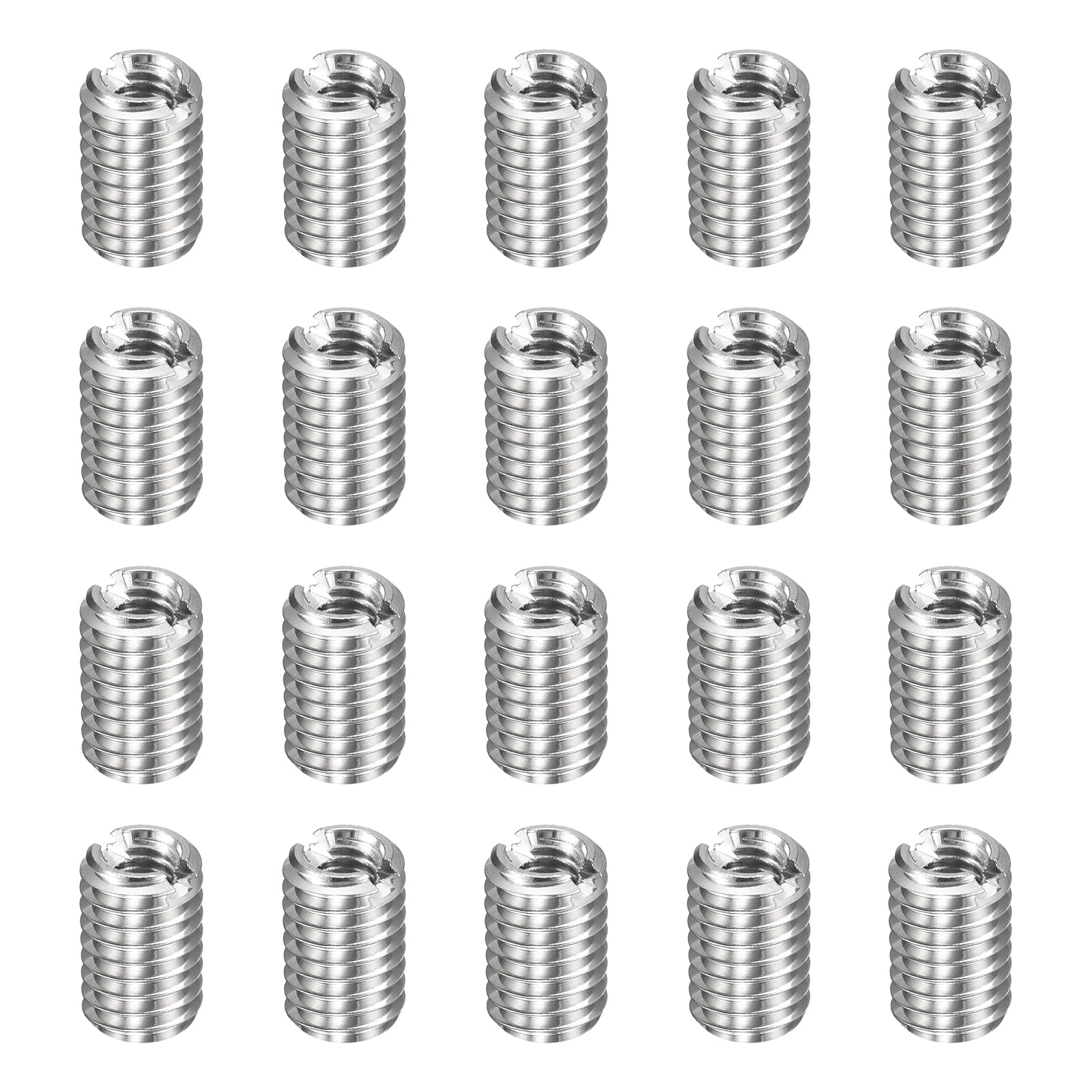 20pcs Thread Repair Inserts M5 x 0.8 Male to M3 x 0.5 Female Thread 8mm ...