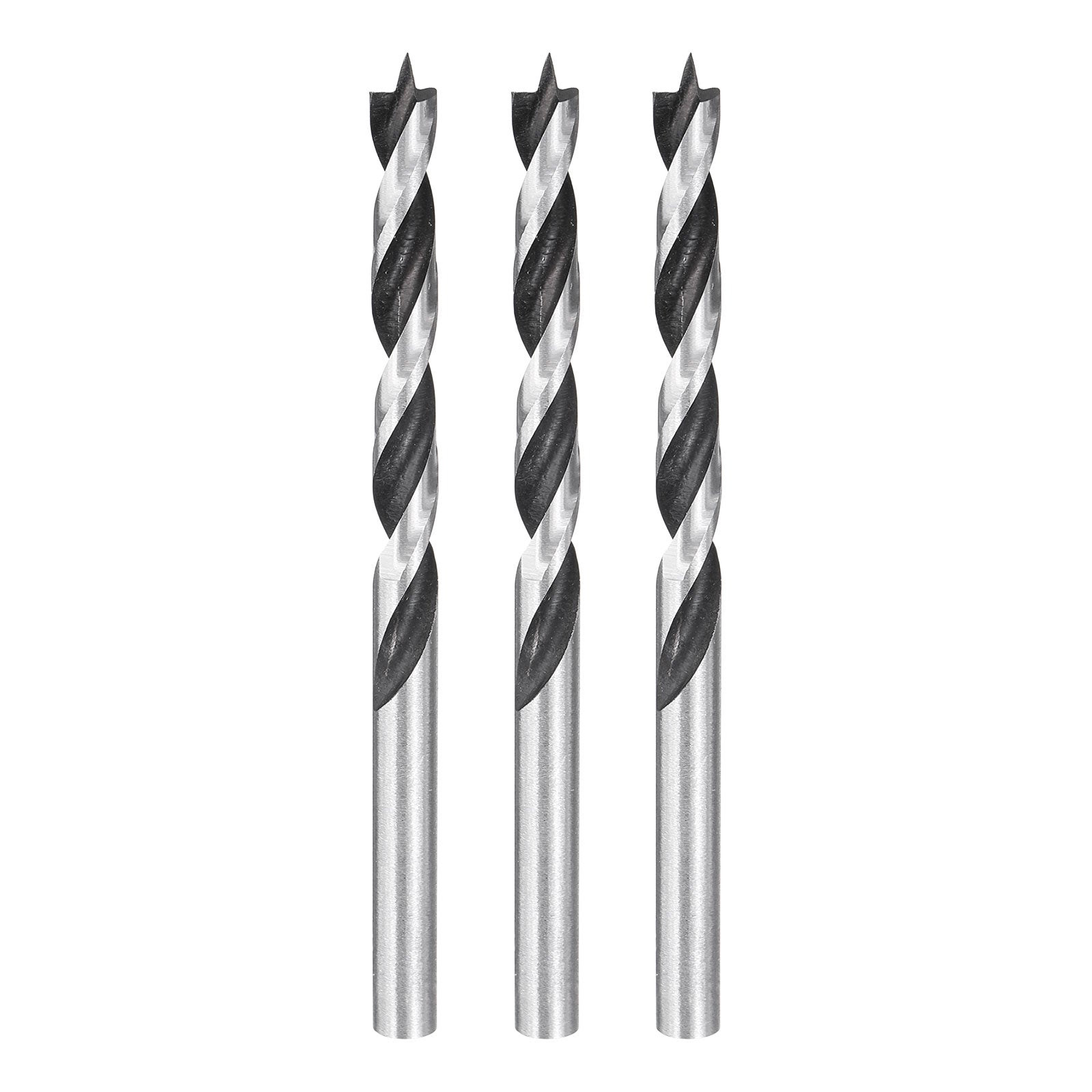 3pcs Brad Point Drill Bits 6mm Precise Cutting with Brad Point Tip for ...