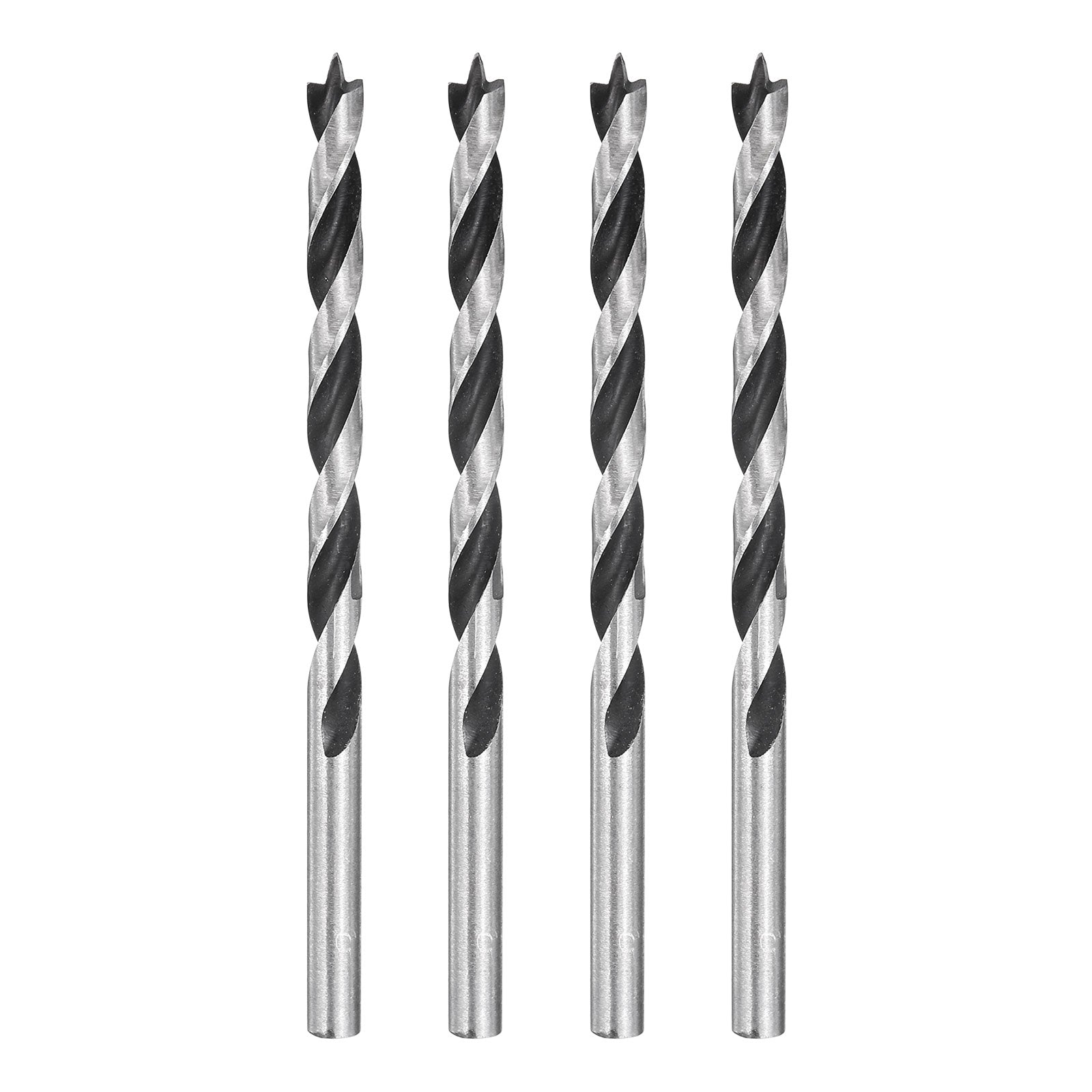 4pcs Brad Point Drill Bits 4.5mm Precise Cutting with Brad Point Tip ...