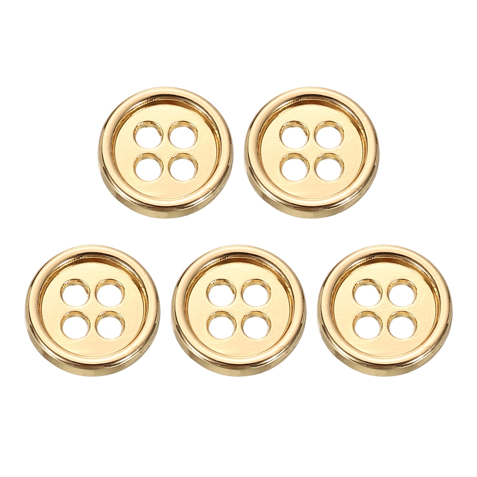 5pcs Metal Button 10mm (0.39