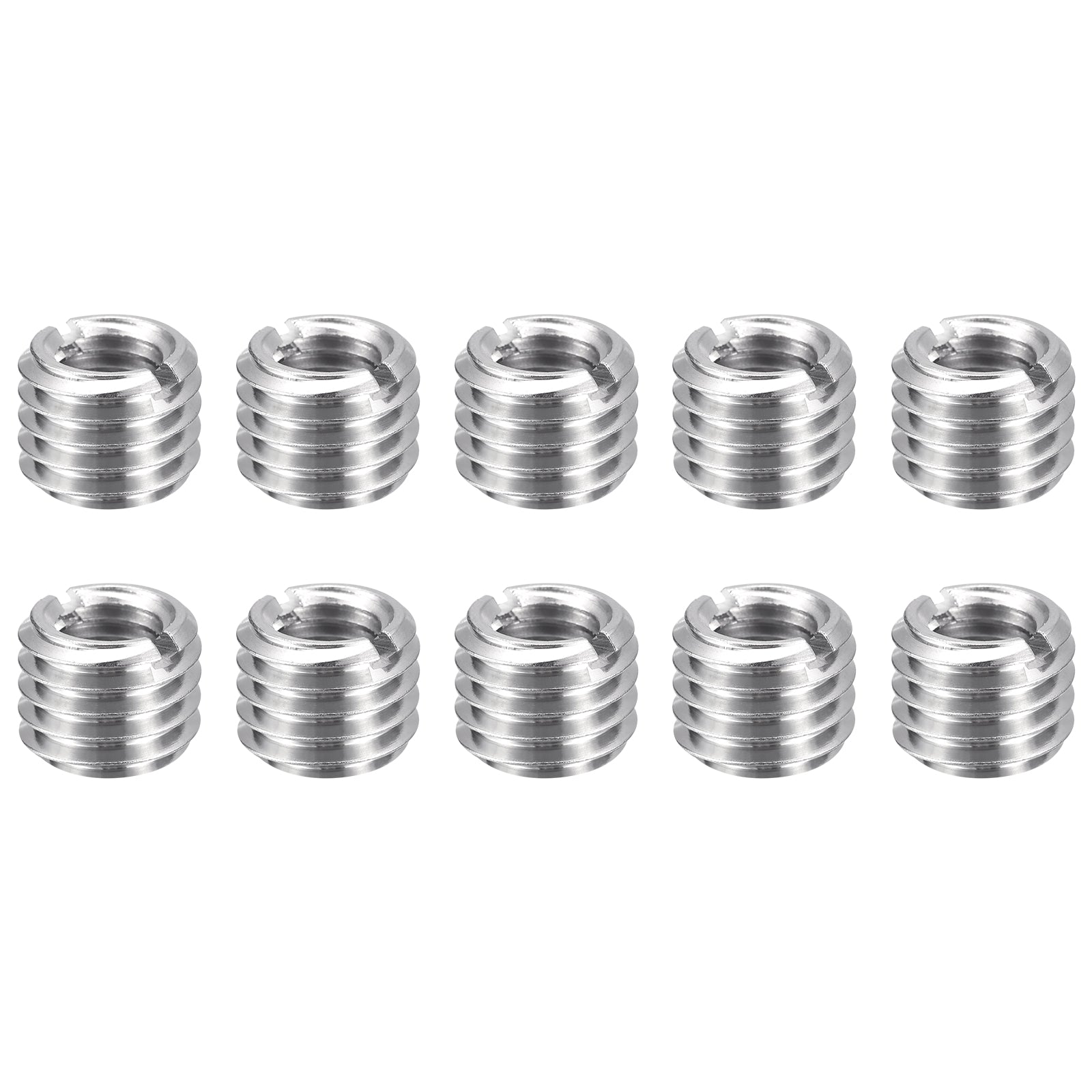 Uxcell 6pcs Knurled Clamping Knobs M6 X 30mm 304 Stainless Steel Thread 22mm Head