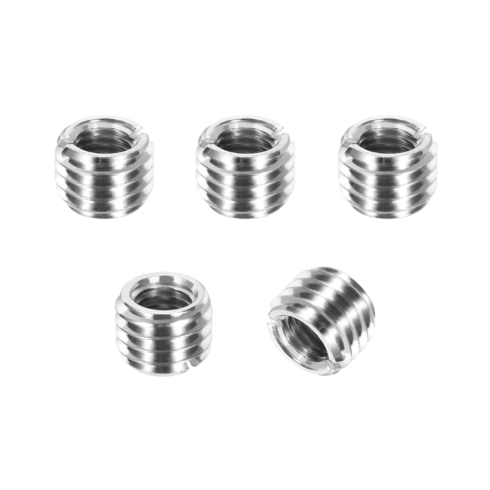 Thread Adapters Sleeve Reducing Nut, 5Pcs M12x1.75 Male to M8x1.25 ...