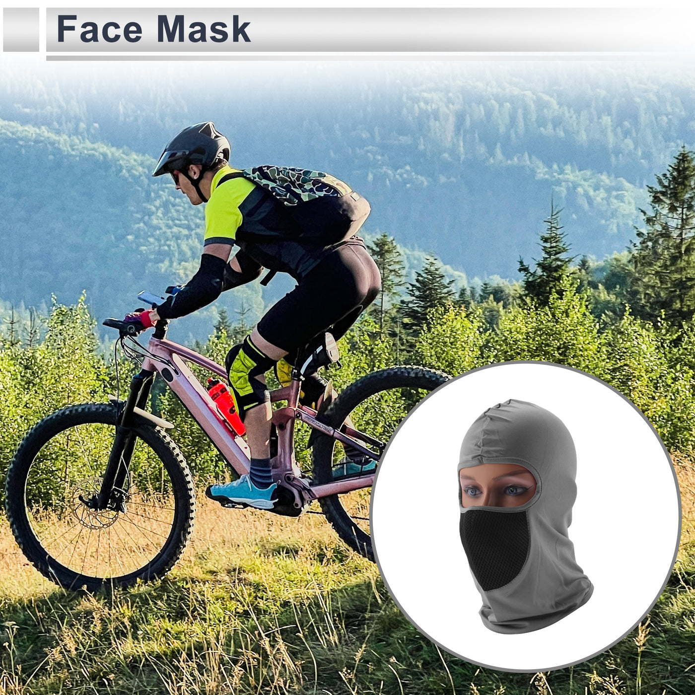 Mesh Masks Face Mask Polyester Face Cover Sun Protection Breathable ...